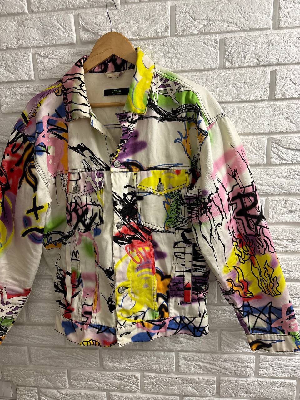 Jaded London Jaded London denim graffiti print suit Jacket Pants Y2K Size US XS / EU 42 / 0 - 21 Thumbnail