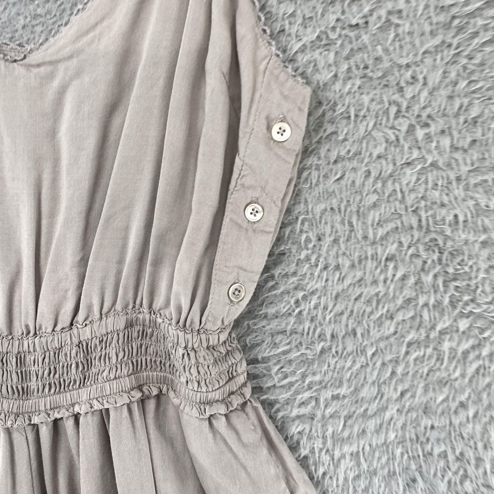 Vintage Wilfred Jumpsuit Womens XXS Beige V Neck Wide Leg Capsule Minimalist Aritzia Size XXS / US 00 / IT 34 - 5 Thumbnail