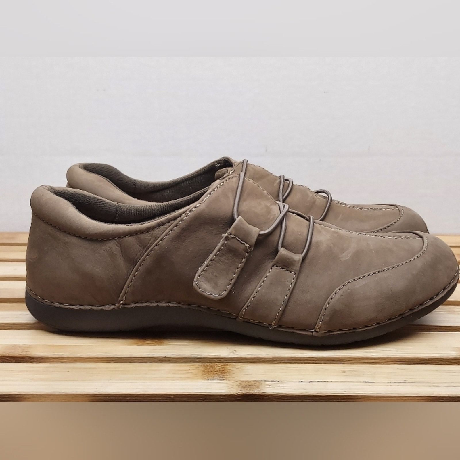Other Earth Origins Womens Brown Leather Slip On Shoes Size 10 Size US 10 / IT 40 - 3 Thumbnail