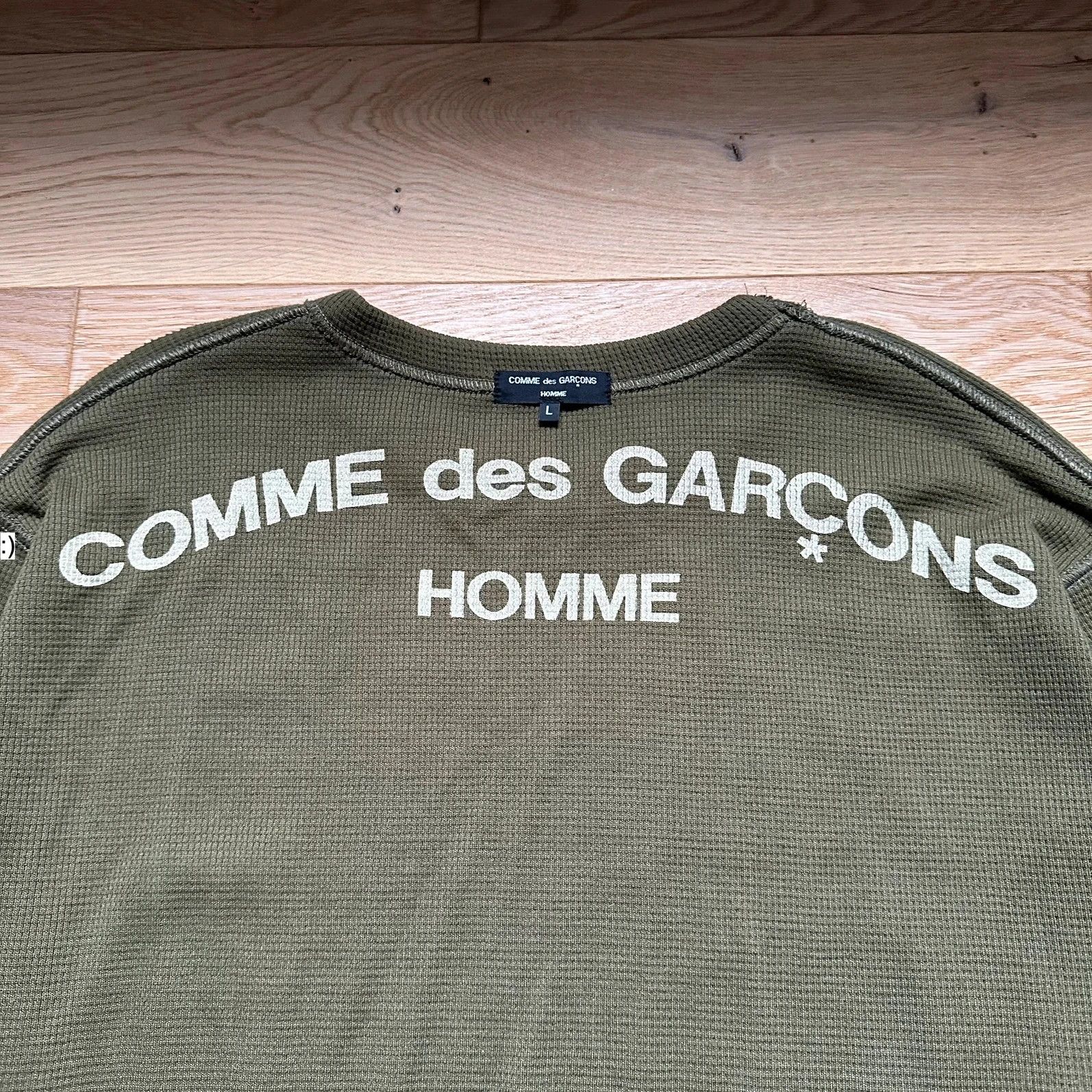 Comme des Garcons Homme Plus Sweatshirt Crewneck Comme des Garcons Homme Olive (2007) Size US L / EU 52-54 / 3 - 3 Thumbnail
