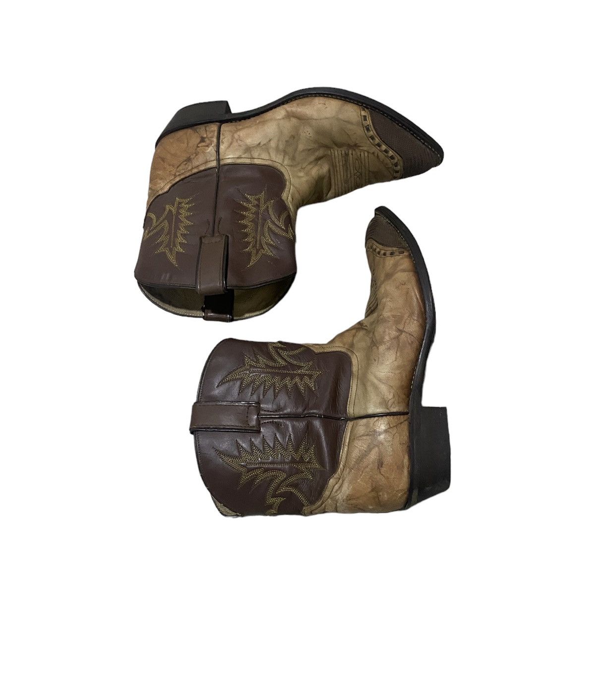 Tony Lama × Vintage 🇲🇽 Vtg 80’s Tony Lama Elephant Cowboy Western Boots Size US 12 / EU 45 - 2 Thumbnail