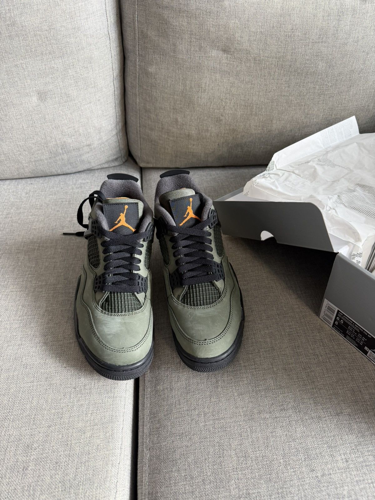 Jordan Brand Jordan retro 4 Undefeated Size US 6.5 / EU 39-40 - 5 Thumbnail