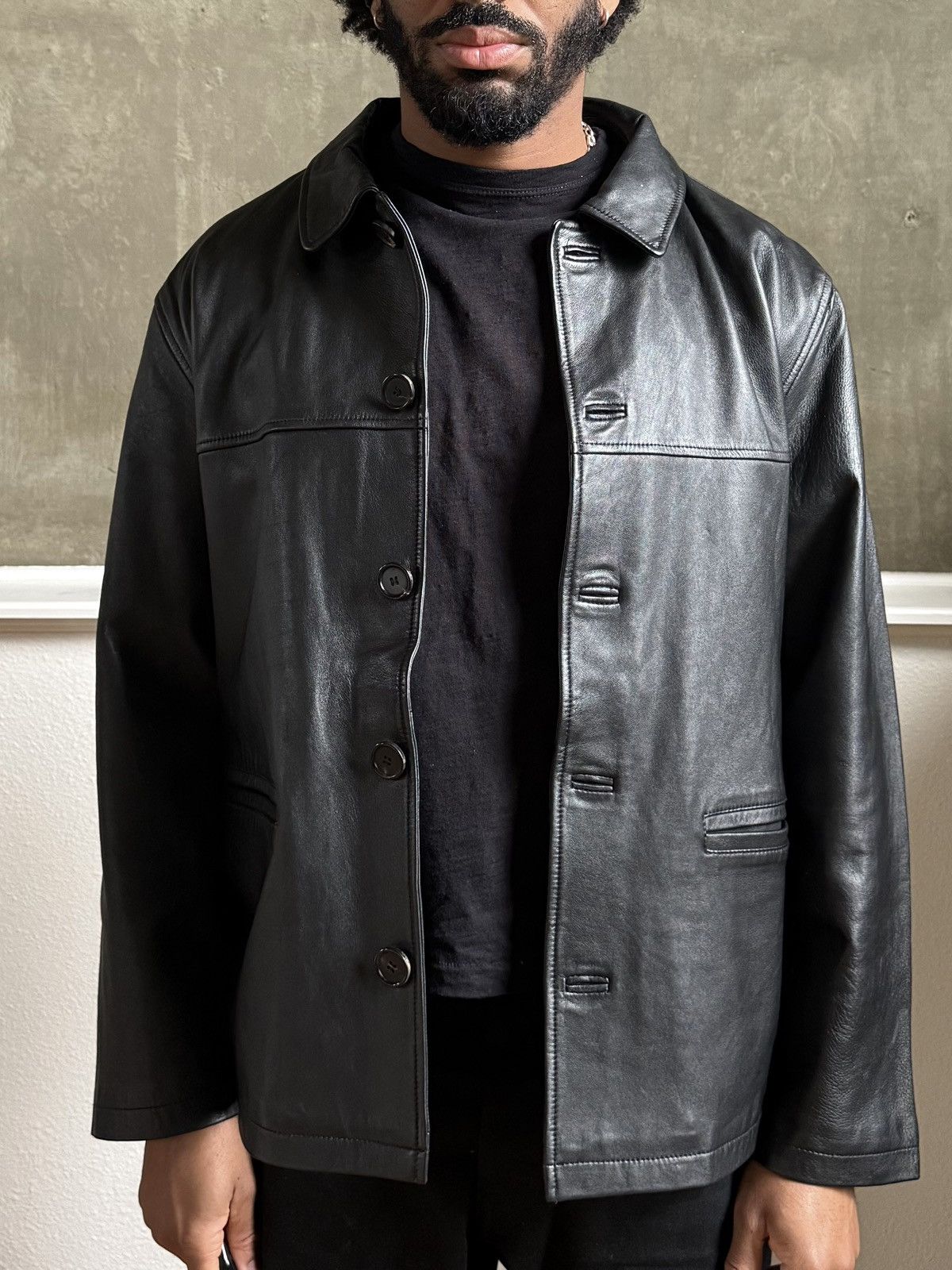 Stussy Stussy Leather Flight Jacket | Grailed