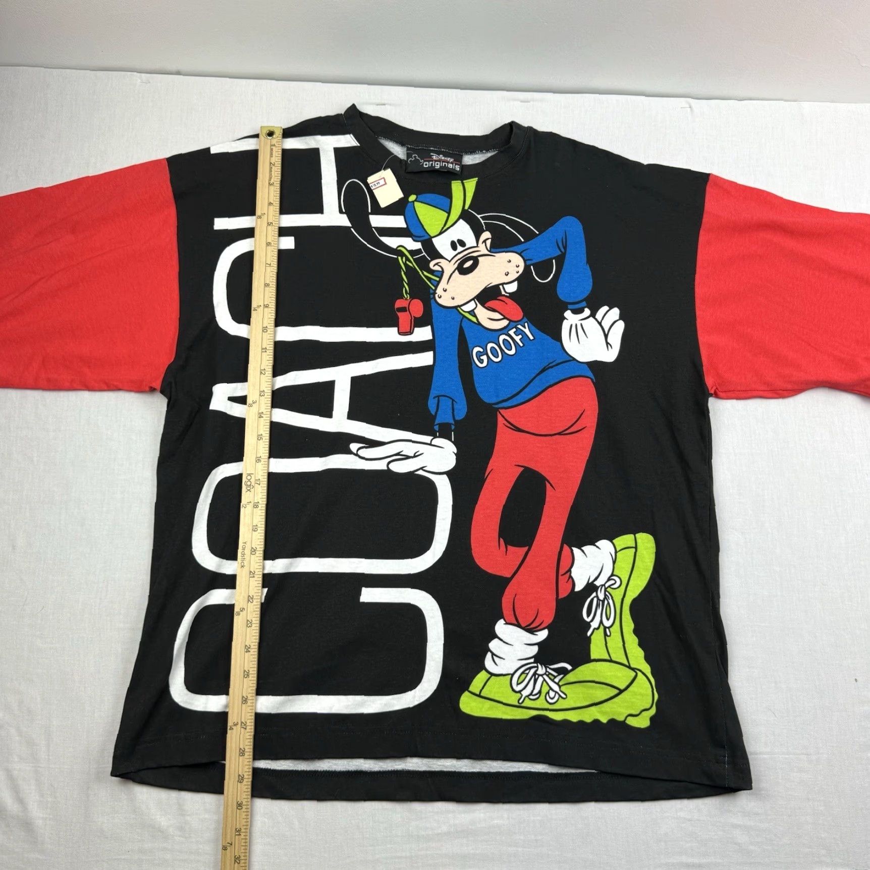 Disney VINTAGE Disney Goofy T-Shirt Adult XL Black 90s Mens Regular Fit Size US XL / EU 56 / 4 - 5 Thumbnail