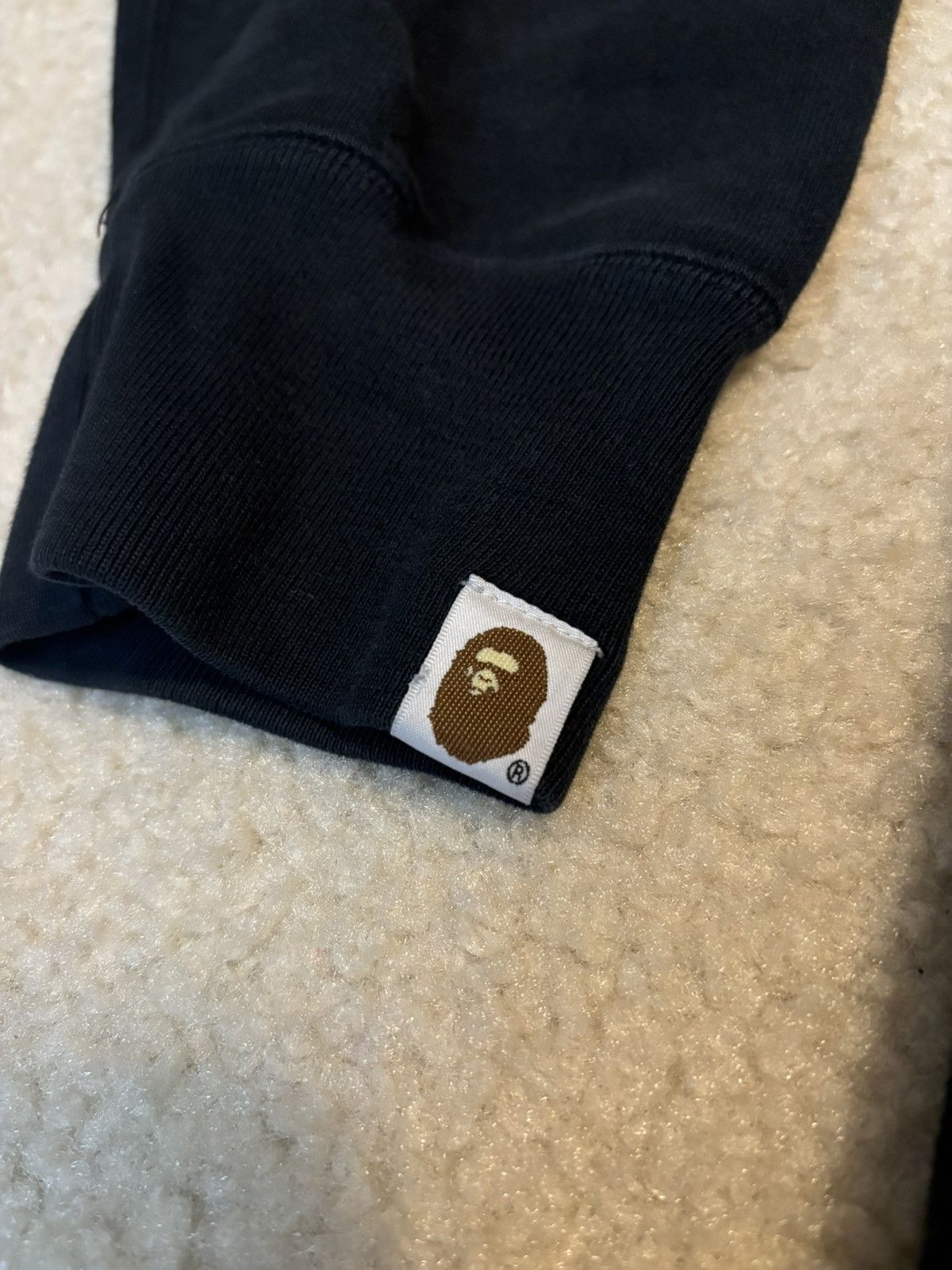 Bape A Bathing Ape Wide Side Zip Shark Pullover Hoodie Black Size US XXL / EU 58 / 5 - 8 Thumbnail