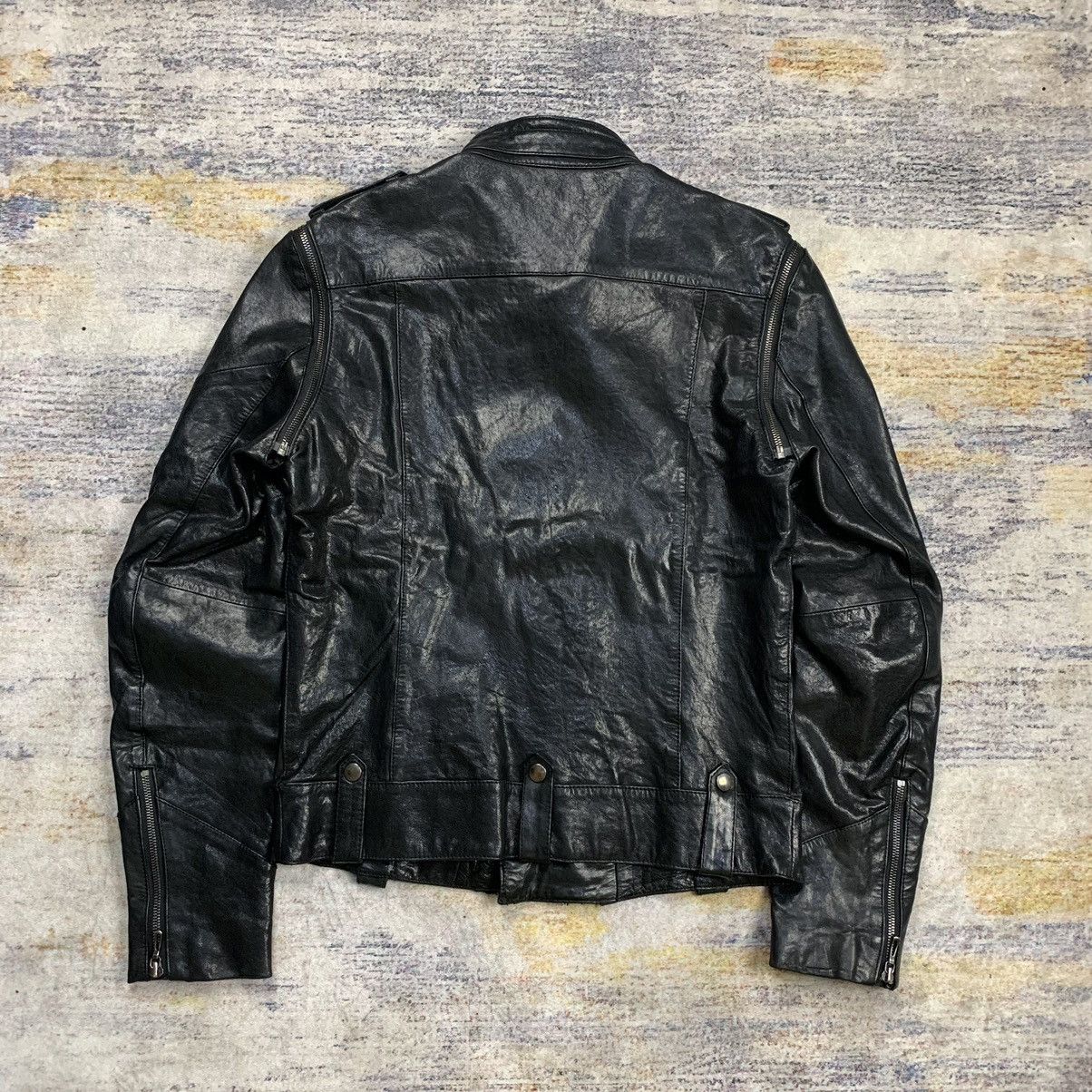 Issey Miyake × Tete Homme Tete homme bikers multi zipper leather jacket Size US L / EU 52-54 / 3 - 3 Thumbnail