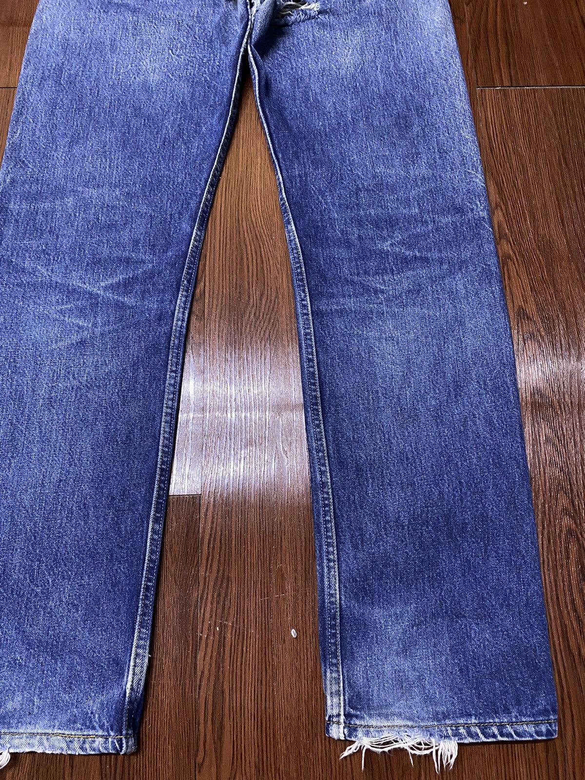 Levi's Vintage 90s Levi’s 501 Thrashed Destroyed Jeans Size US 30 / EU 46 - 15 Thumbnail