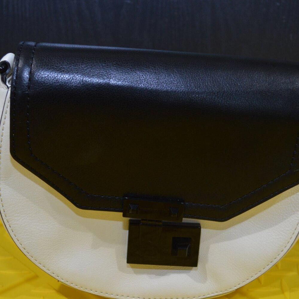 Designer Rebecca Minkoff Black & White Crossbody Bag Size ONE SIZE - 7 Thumbnail