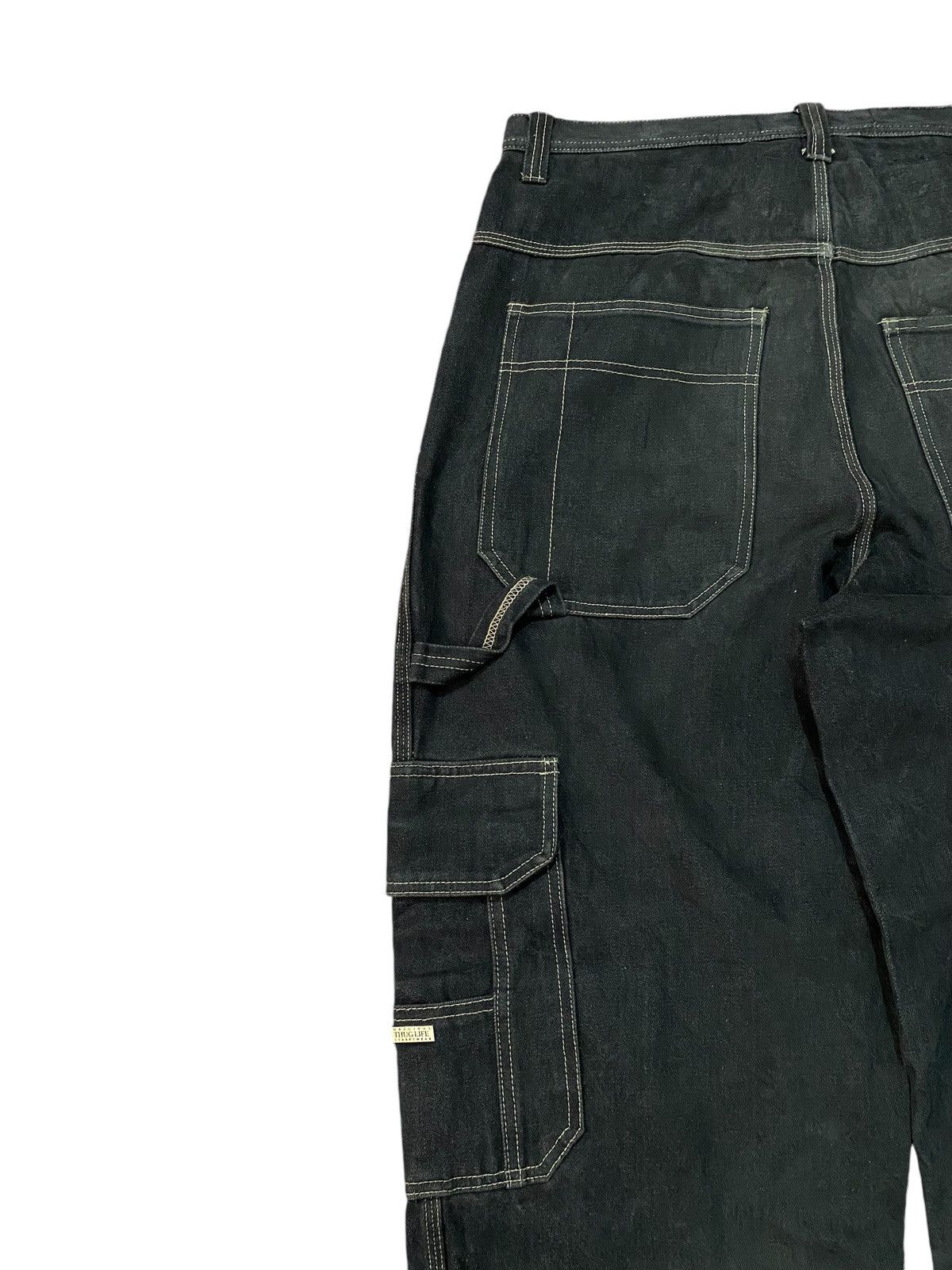 JNCO Vintage Thug Life Denim Jorts Pants Size US 36 / EU 52 - 4 Thumbnail