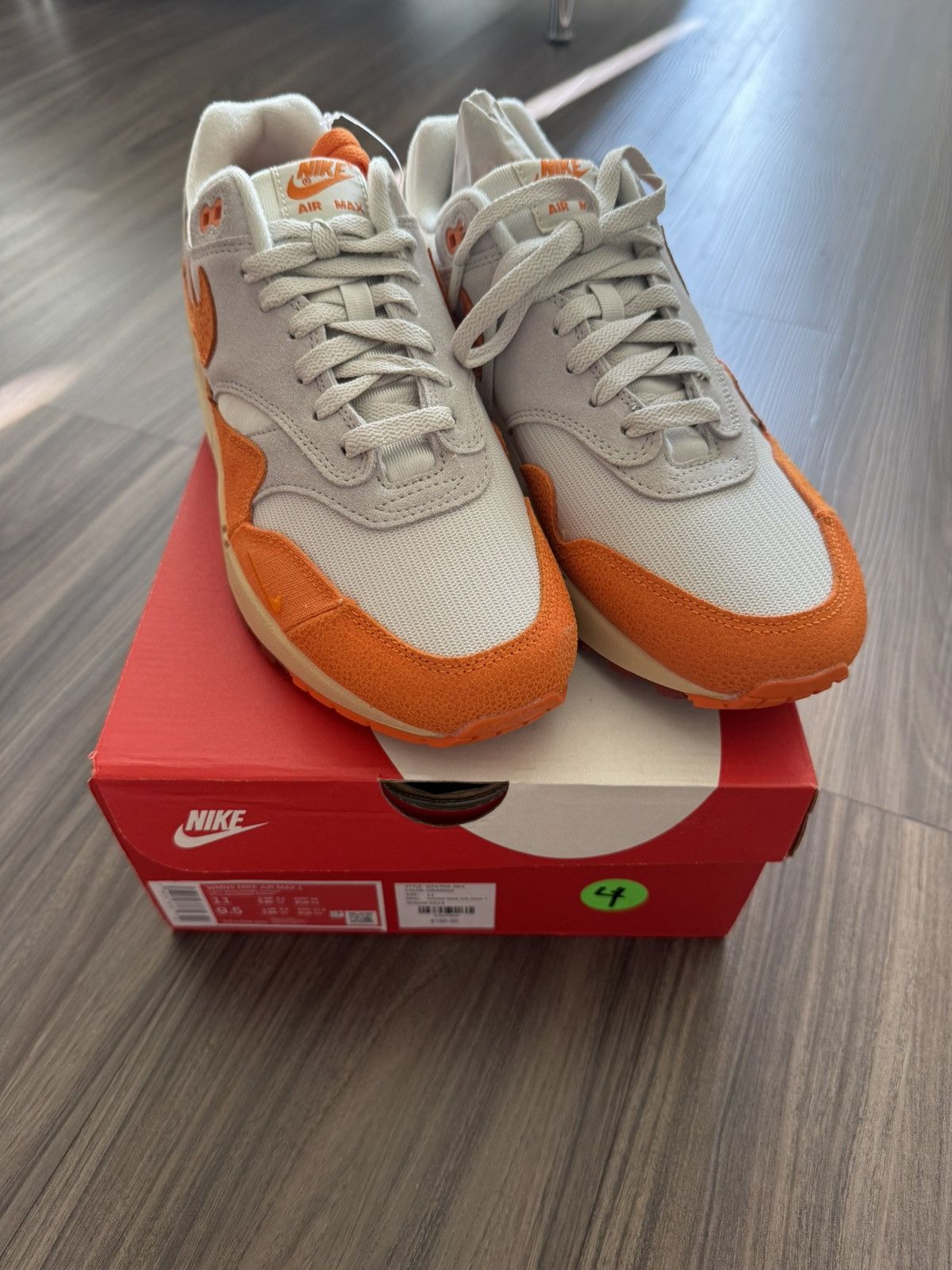Nike Nike Air Max 1 “Safety Orange” DZ4709-001 Men’s 11 Size US 11 / EU 44 - 1 Thumbnail