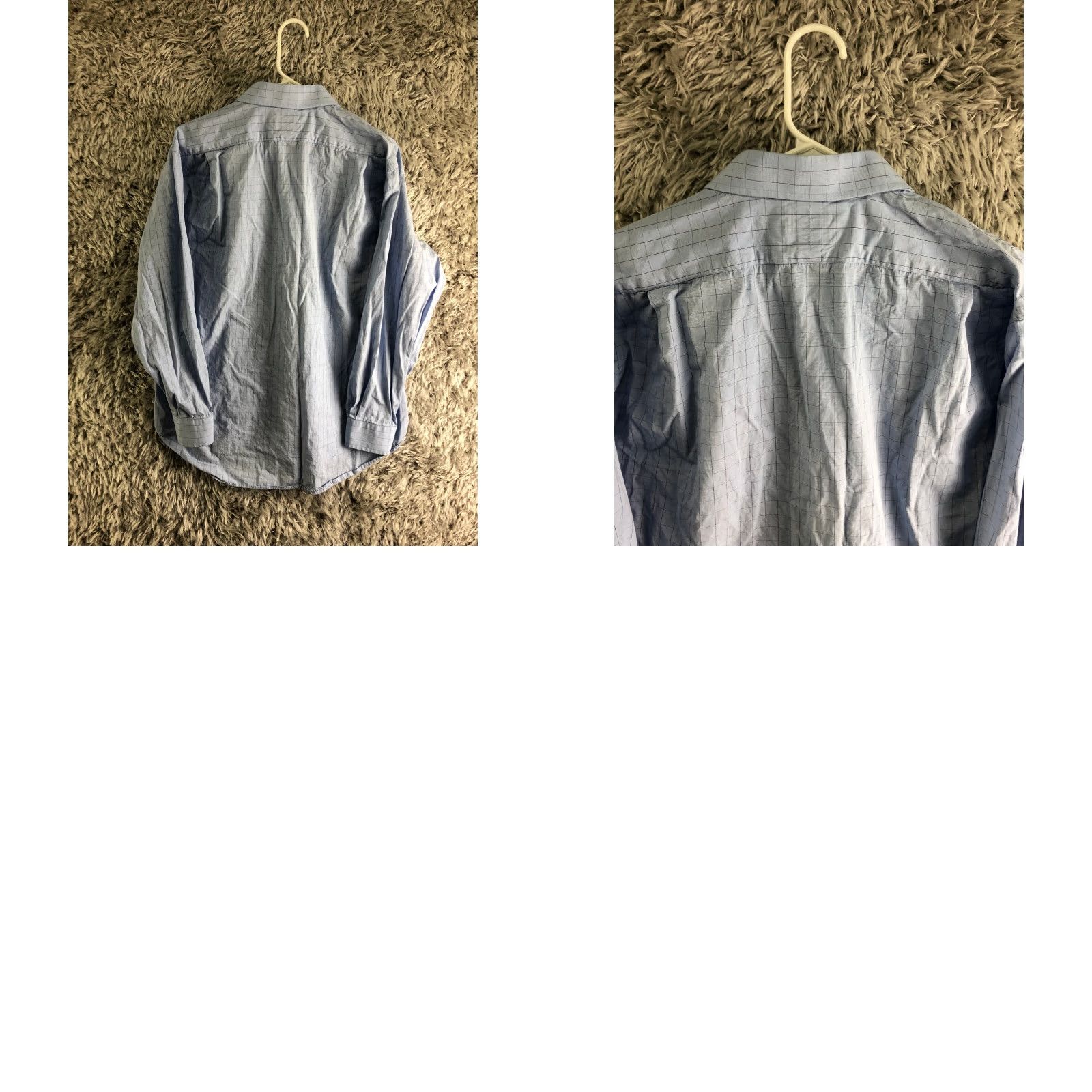 Jos. A. Bank Jos. A. Bank Shirt 16.5 34 Mens Blue Long Sleeve Button-Up Spread Collar Shirt Size US XL / EU 56 / 4 - 8 Thumbnail