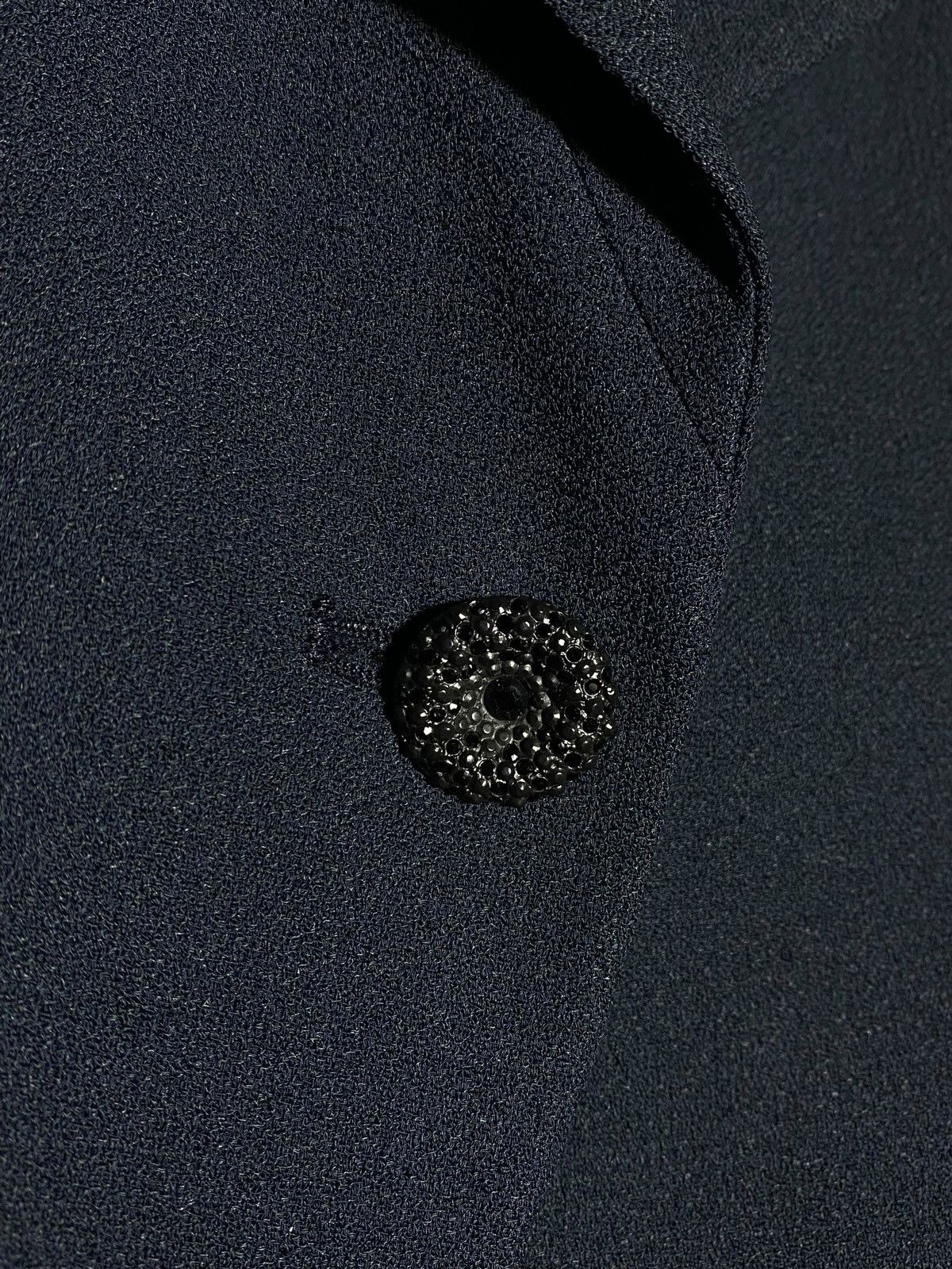 Chanel Chanel Navy Blue Blazer Embellished Rhinestone Button Jacket Size XS / US 0-2 / IT 36-38 - 7 Thumbnail