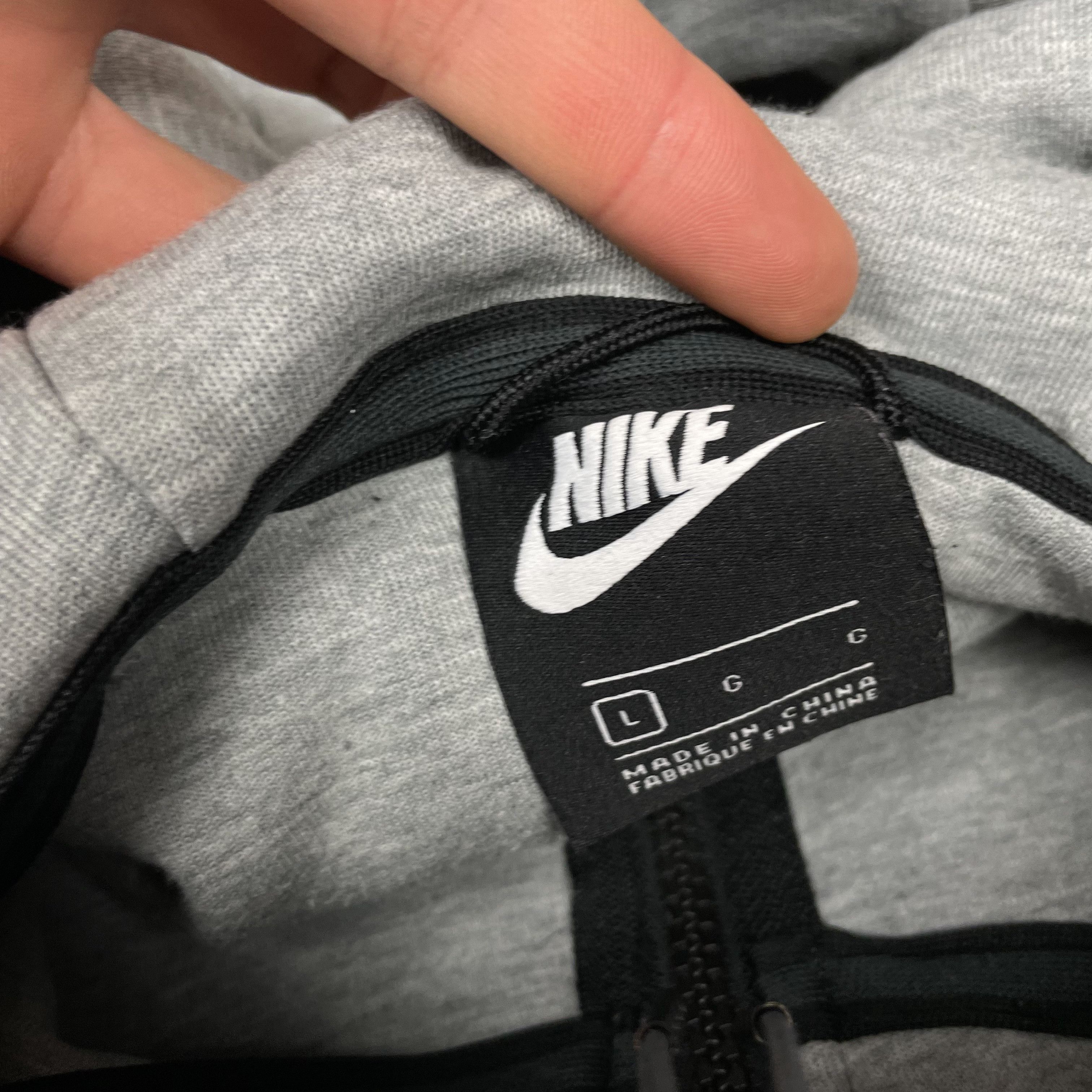 Nike Nike Tech Fleece Men's Heather Gray Cotton Full Zip Hoodie L Size US L / EU 52-54 / 3 - 8 Thumbnail