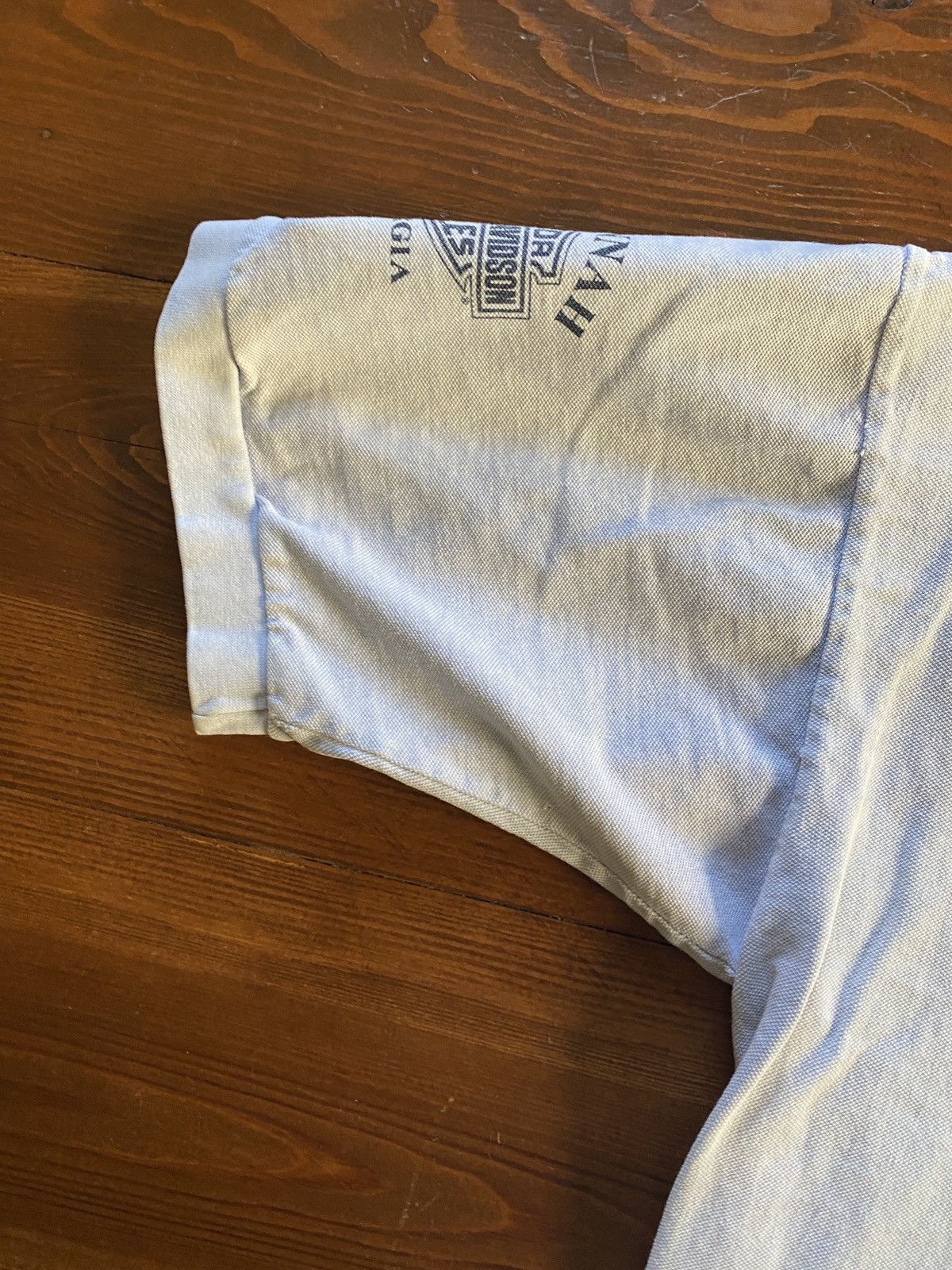 Harley Davidson × Vintage Vintage ‘96 Harley Davidson Savannah Georgia Blue Polo Size US XL / EU 56 / 4 - 6 Thumbnail