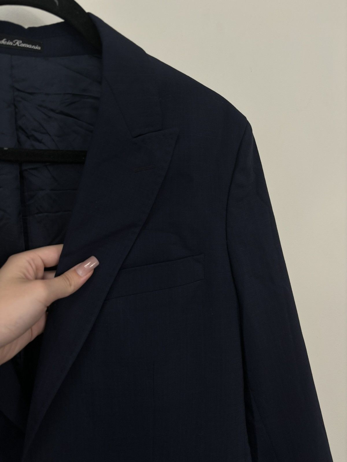 Louis Vuitton Louis Vuitton Uniform Navy Classic Luxury Wool Blazer Size 40R - 7 Thumbnail
