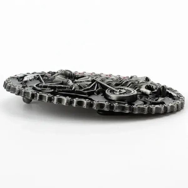 Japanese Brand Motorcycle And Wolf PU Leather Belt Size ONE SIZE - 4 Thumbnail