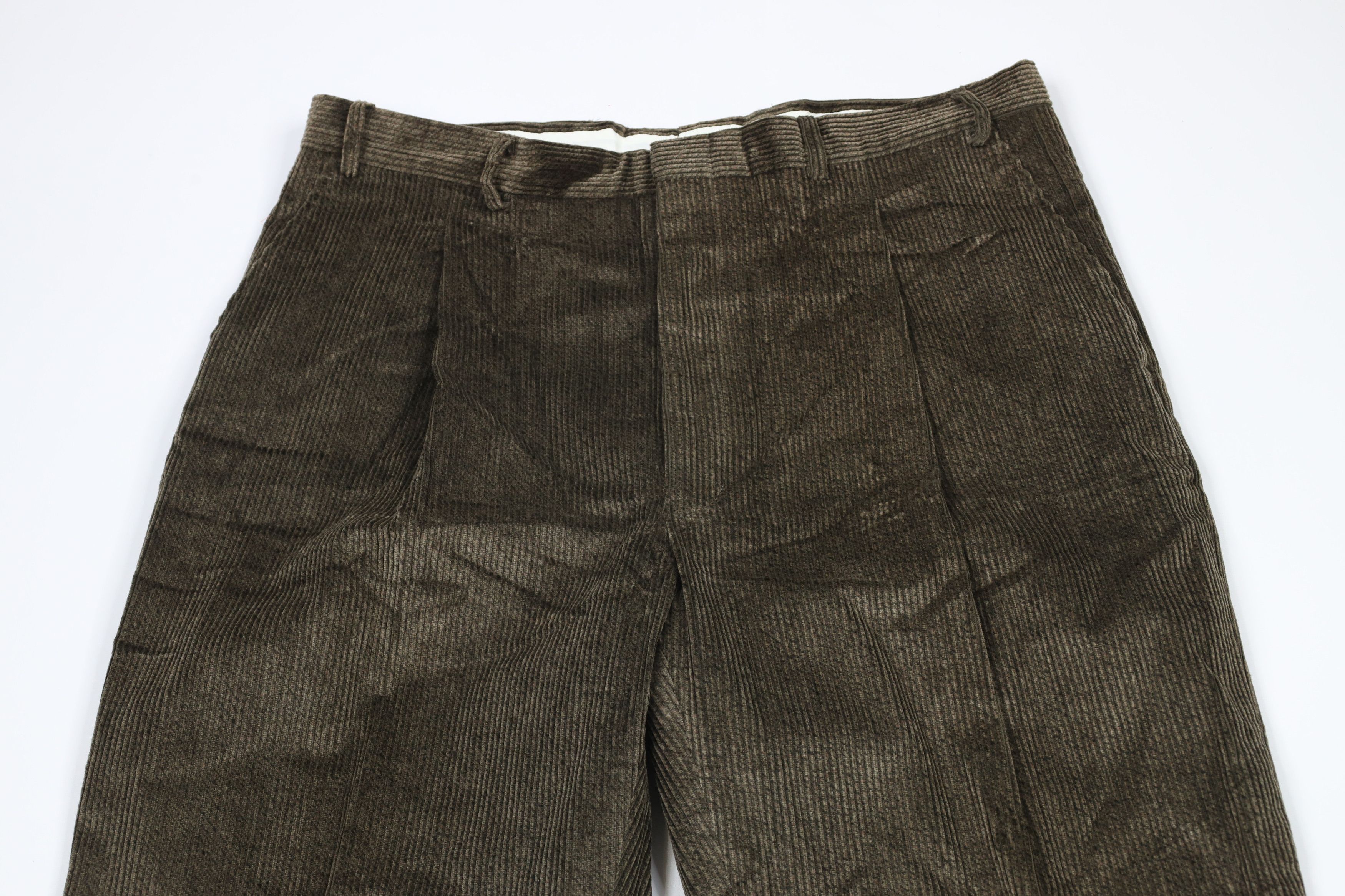 Vintage Vintage 90s Streetwear Wide Leg Corduroy Chino Pants USA Size US 40 / EU 56 - 2 Thumbnail