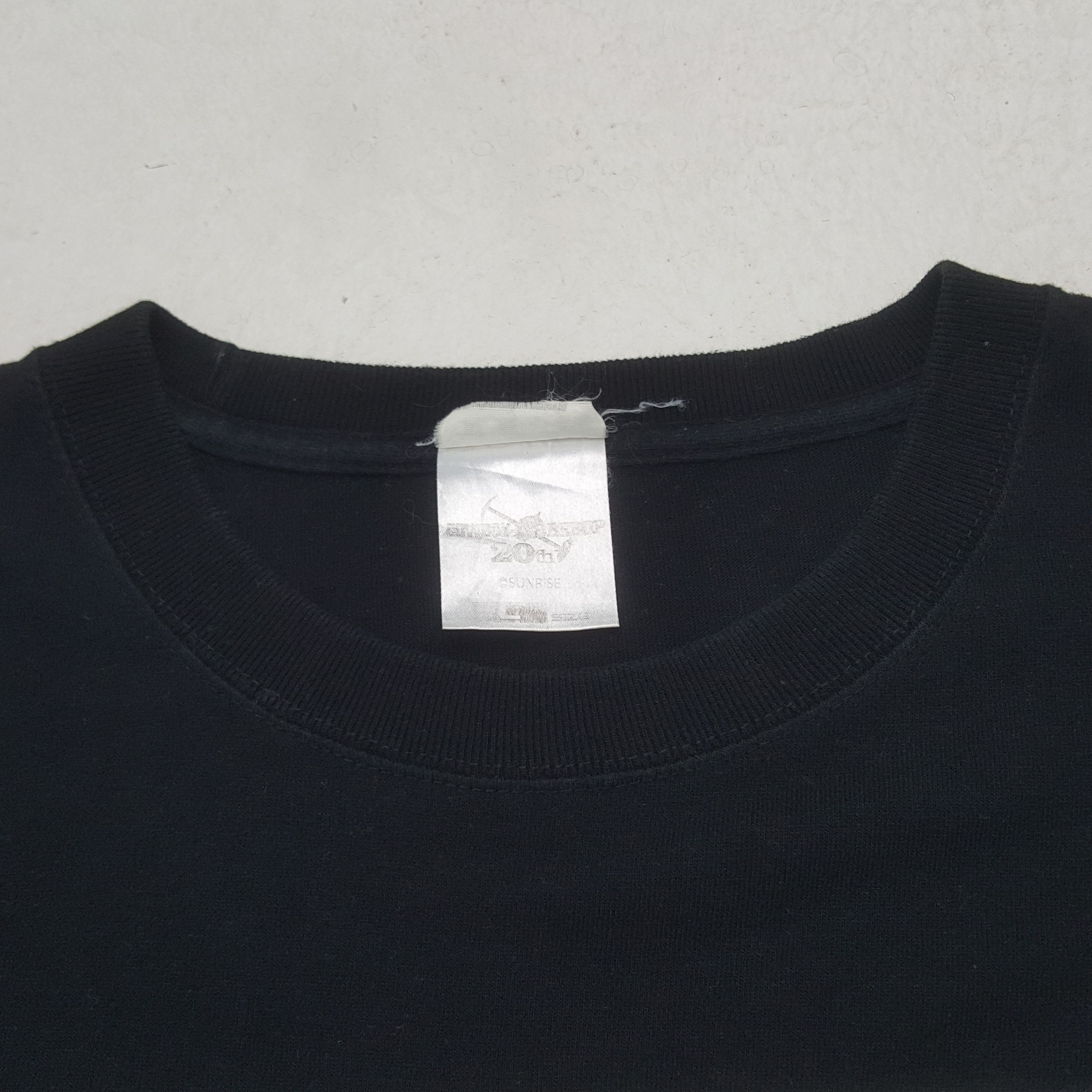 Anime Vintage Cowboy Bebop Jet Black Japanese Tshirt RR13 Size US L / EU 52-54 / 3 - 4 Thumbnail