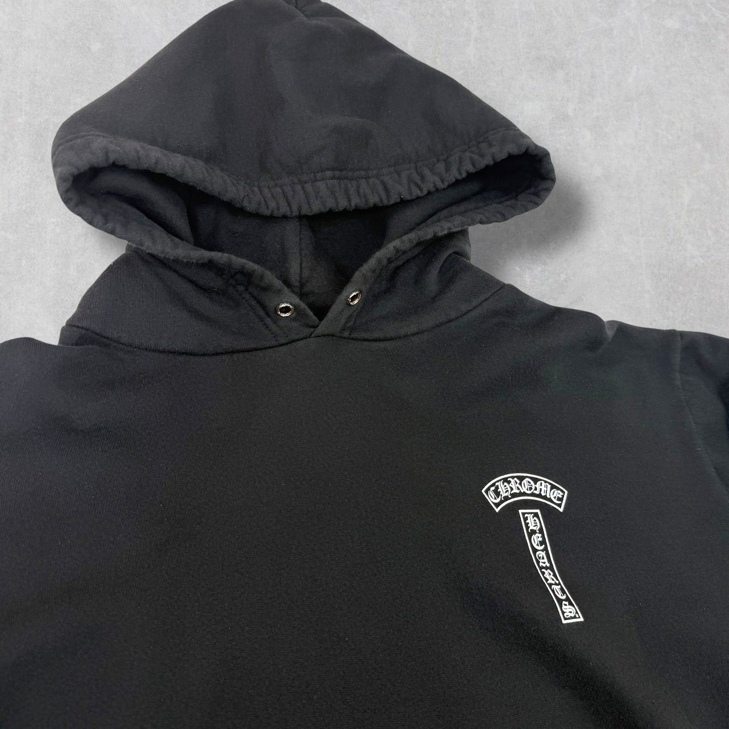 Chrome Hearts Chrome Hearts T-bar logo Hoodie Black XXL Size US XXL / EU 58 / 5 - 3 Thumbnail