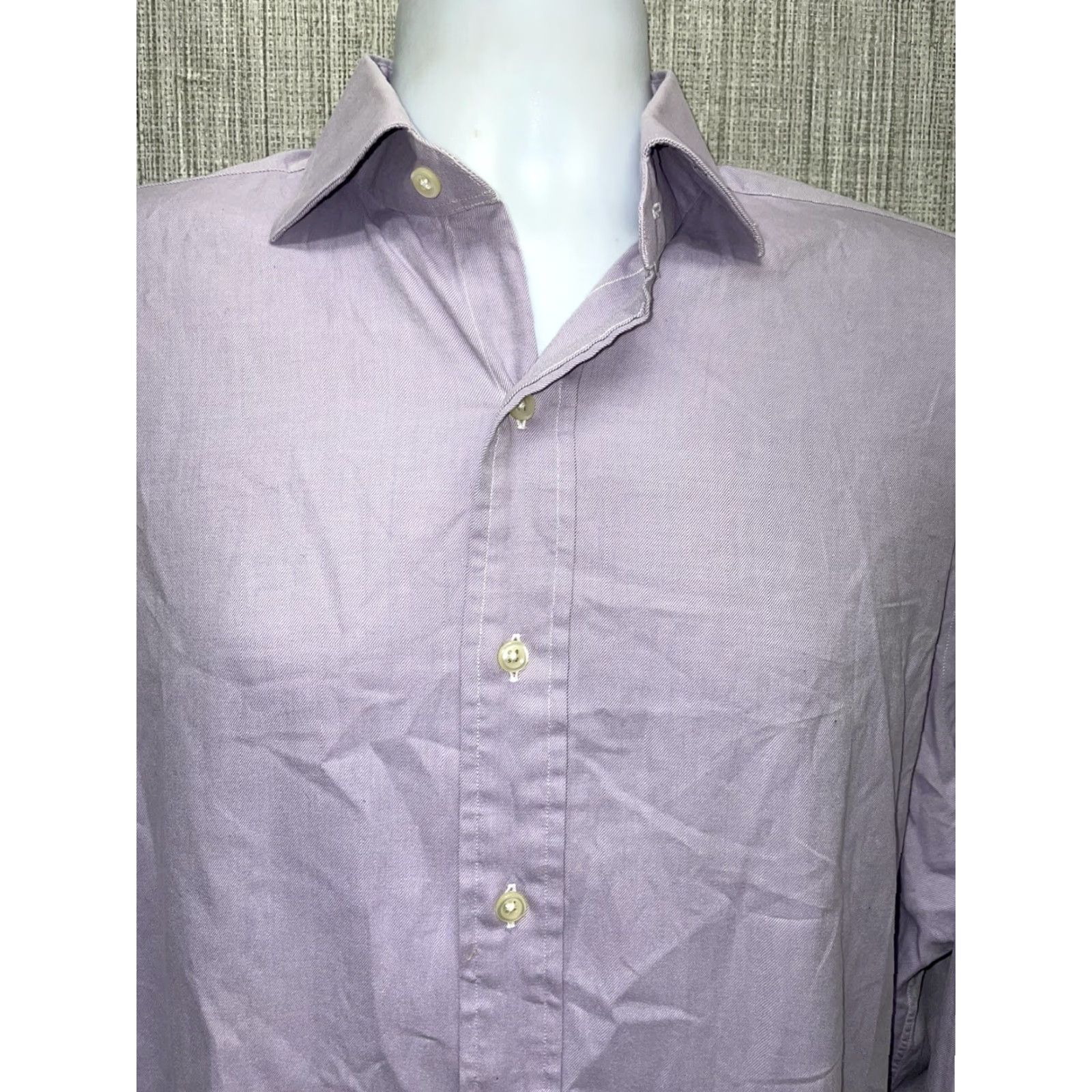 Polo Ralph Lauren Polo Ralph Lauren Shirt Mens L Long Sleeve Button-Down Classic Fit Purple Cotton Button Up Size US L / EU 52-54 / 3 - 2 Thumbnail