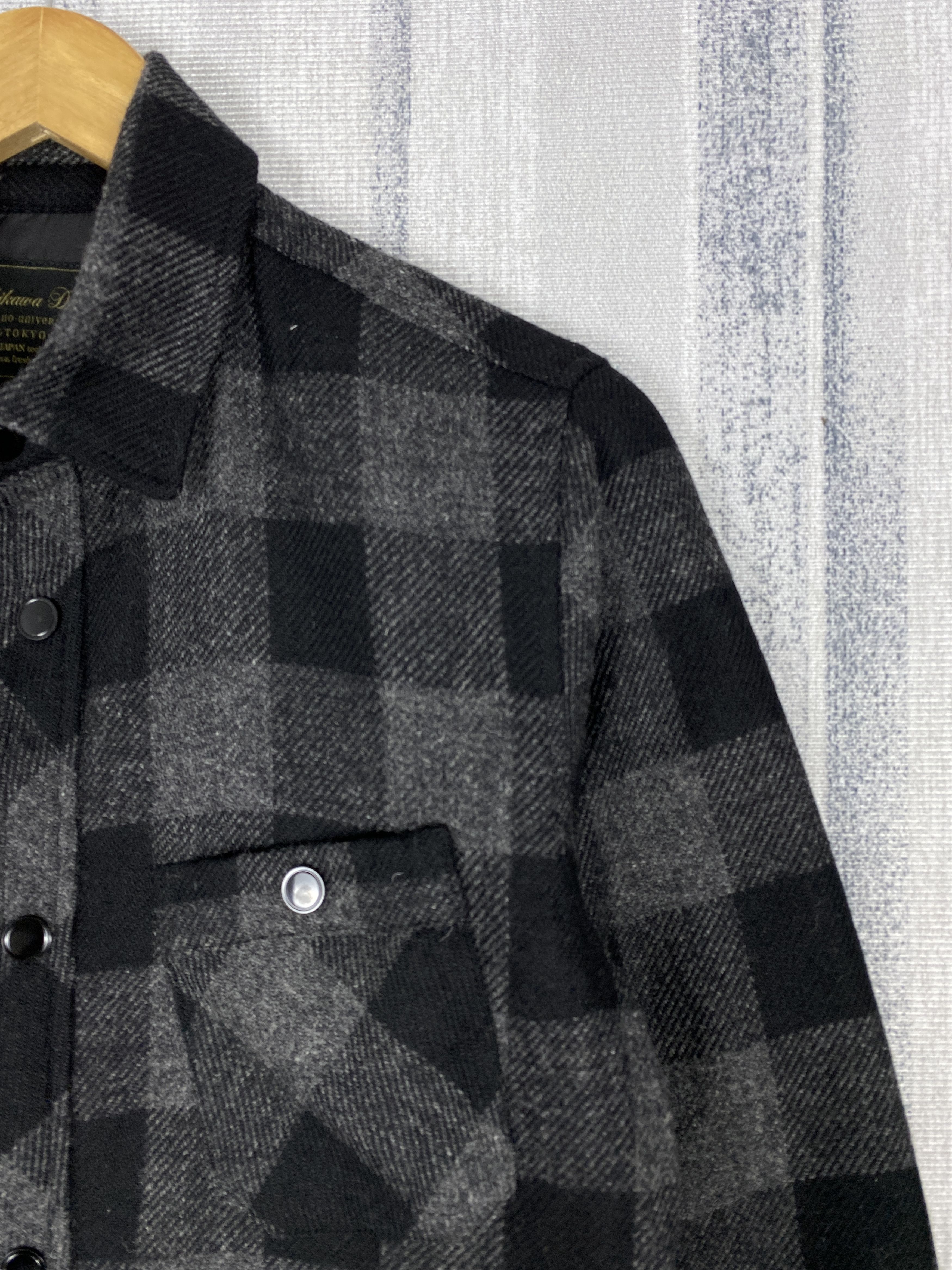 Japanese Brand × Lumberjack × Vintage Vintage Japanese Brand Flannel Checked Jacket K0168 Size US S / EU 44-46 / 1 - 3 Thumbnail