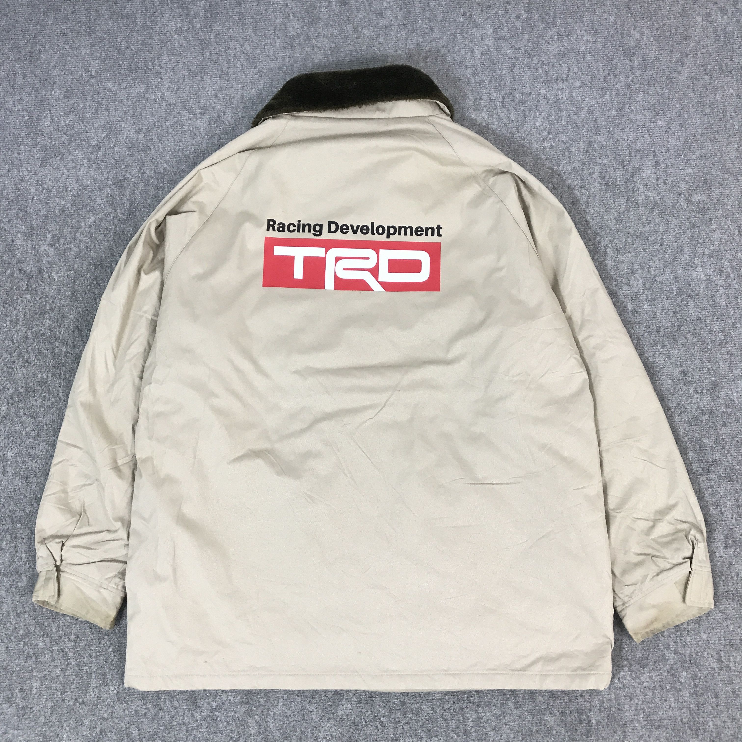 Japanese Brand TOYOTA TRD RACING MOTORSPORT CUSTOM CHORE STYLR JACKET Size US L / EU 52-54 / 3 - 1 Thumbnail