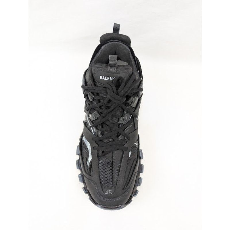 Balenciaga o1rshd1 Track Low-Top Sneakers in Faded Black Size US 12 / EU 45 - 7 Thumbnail