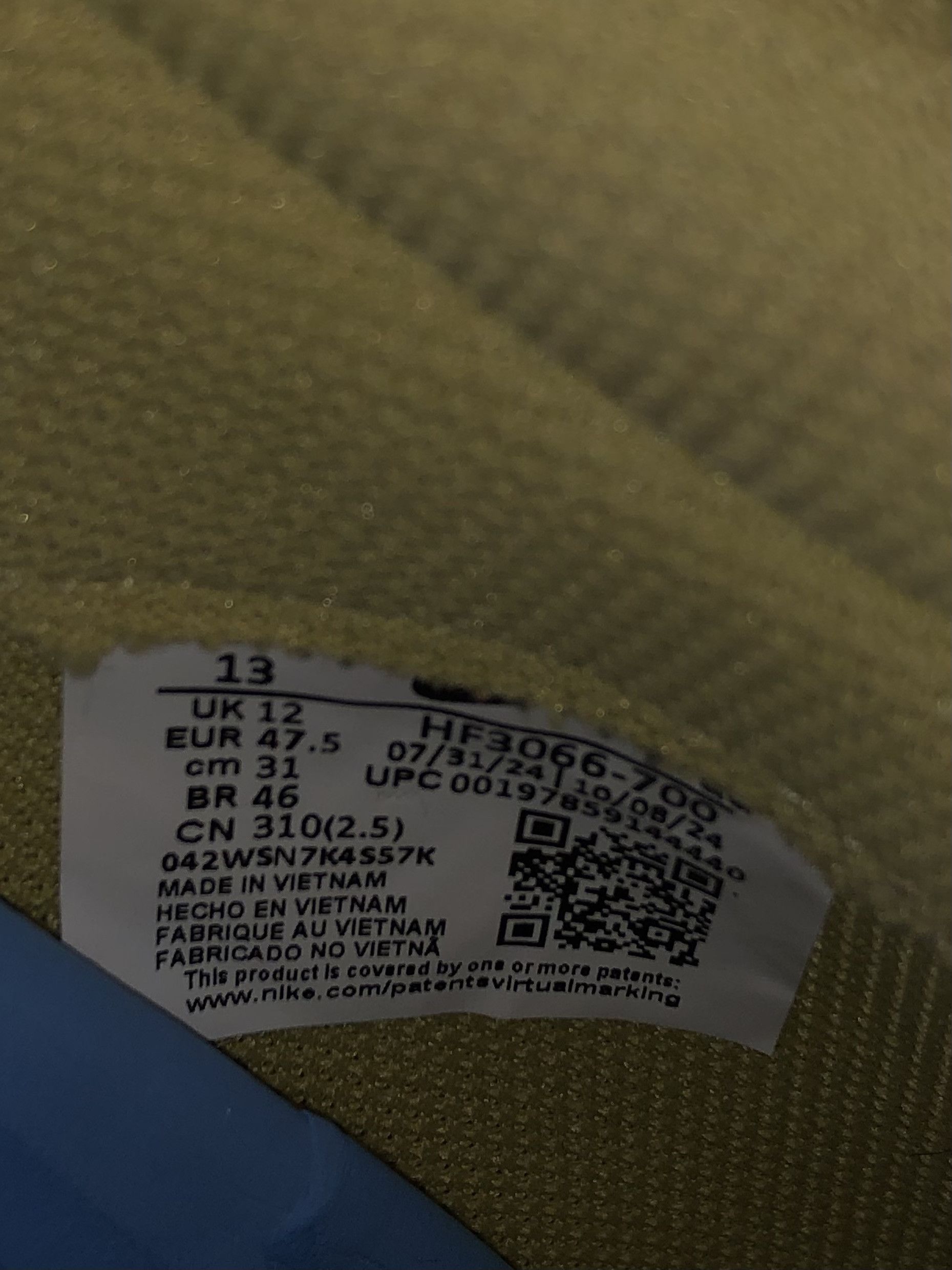 Nike Nike Malor TE SB Buff Gold Black HF3066-700 Size US 13 / EU 46 - 10 Thumbnail