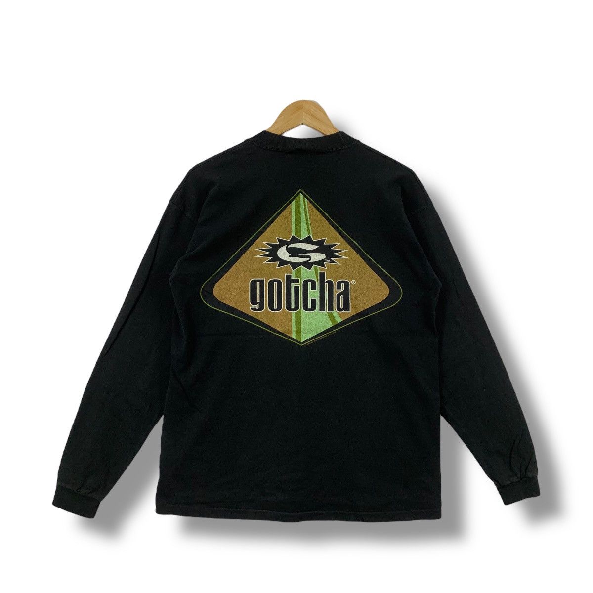 Gotcha Vintage 90's GOTCHA INTERNATIONAL Surf Logo Long Sleeve Tee Size US L / EU 52-54 / 3 - 1 Thumbnail