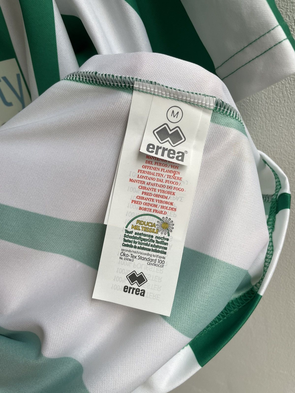 Errea Blyth Spartans AFC Callum #10 Football Soccer Jersey Shirt Size US M / EU 48-50 / 2 - 17 Thumbnail