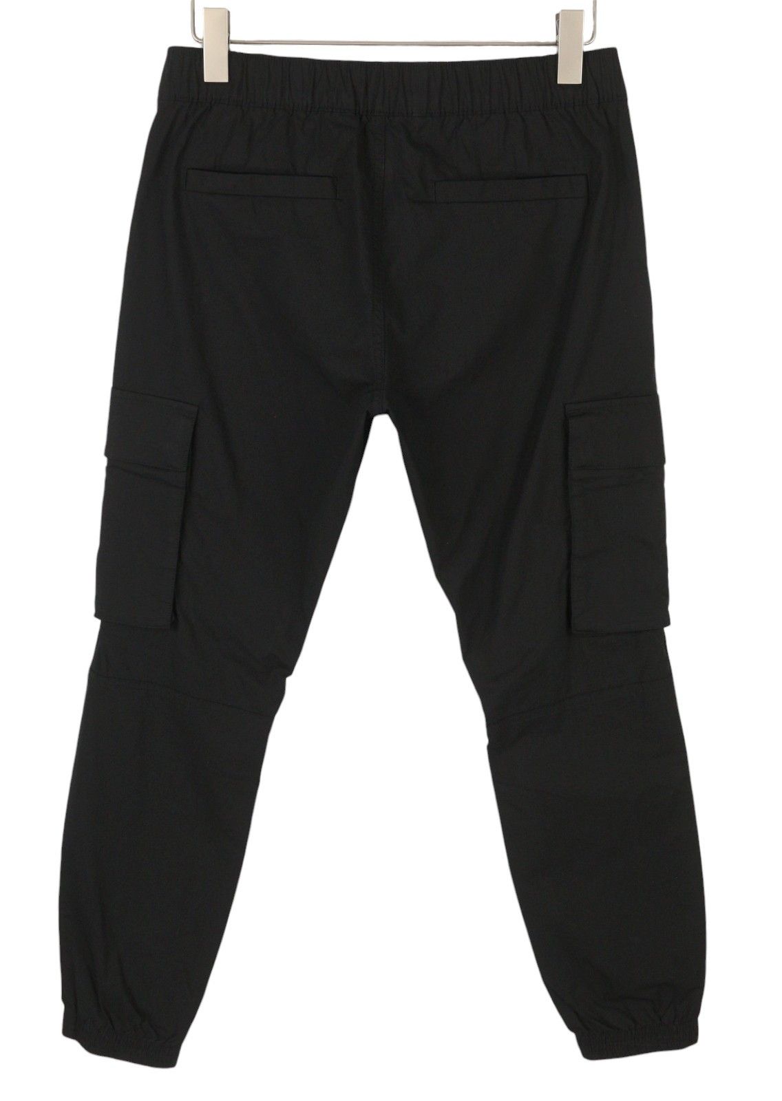 Calvin Klein W32 Black Cargo Elastic Waist Patch Pockets 87455 Size US 32 / EU 48 - 4 Thumbnail