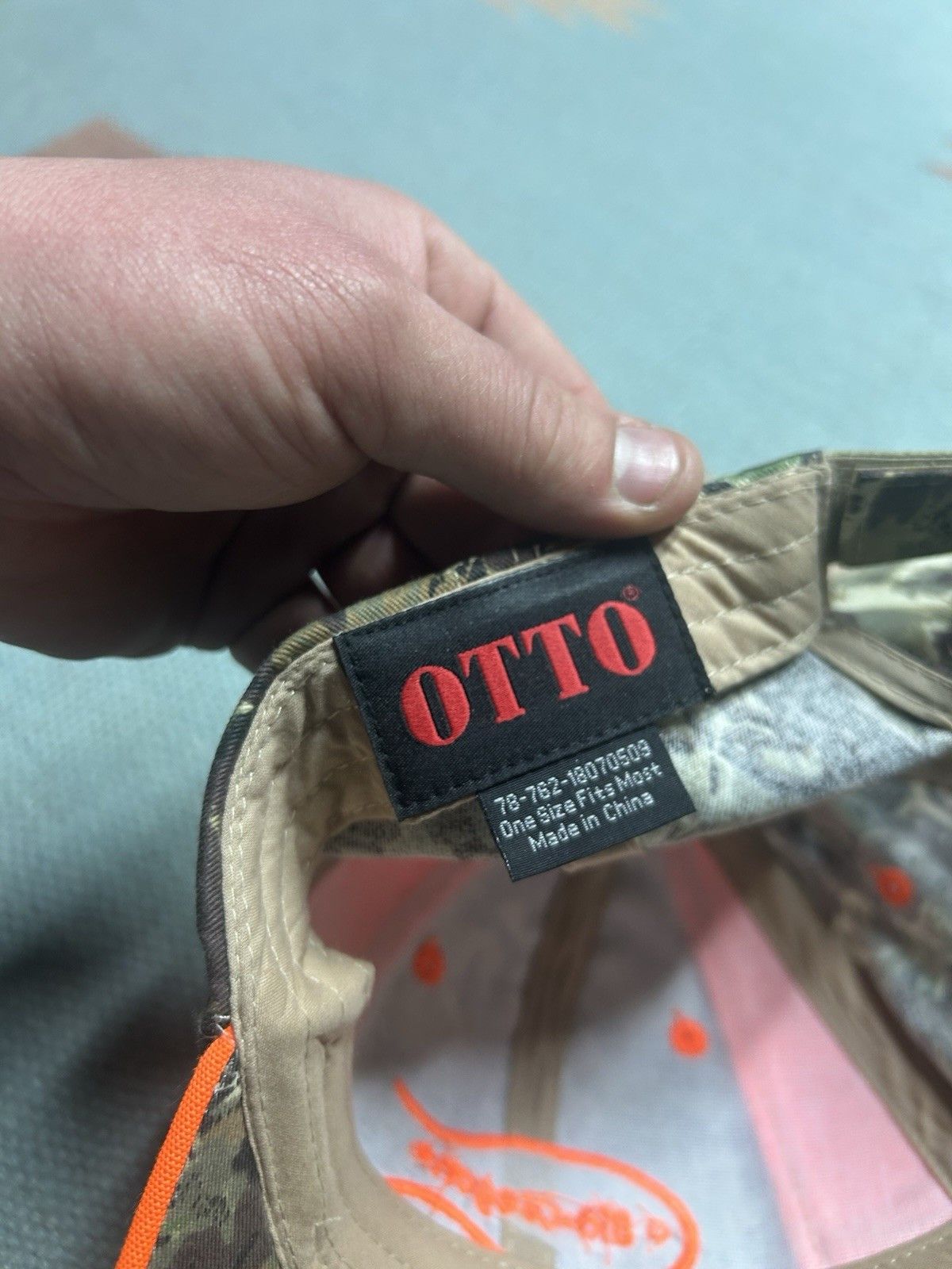 Vintage Bio Oregon strapback hat camo hi vis Orange fish realtree Size ONE SIZE - 7 Thumbnail