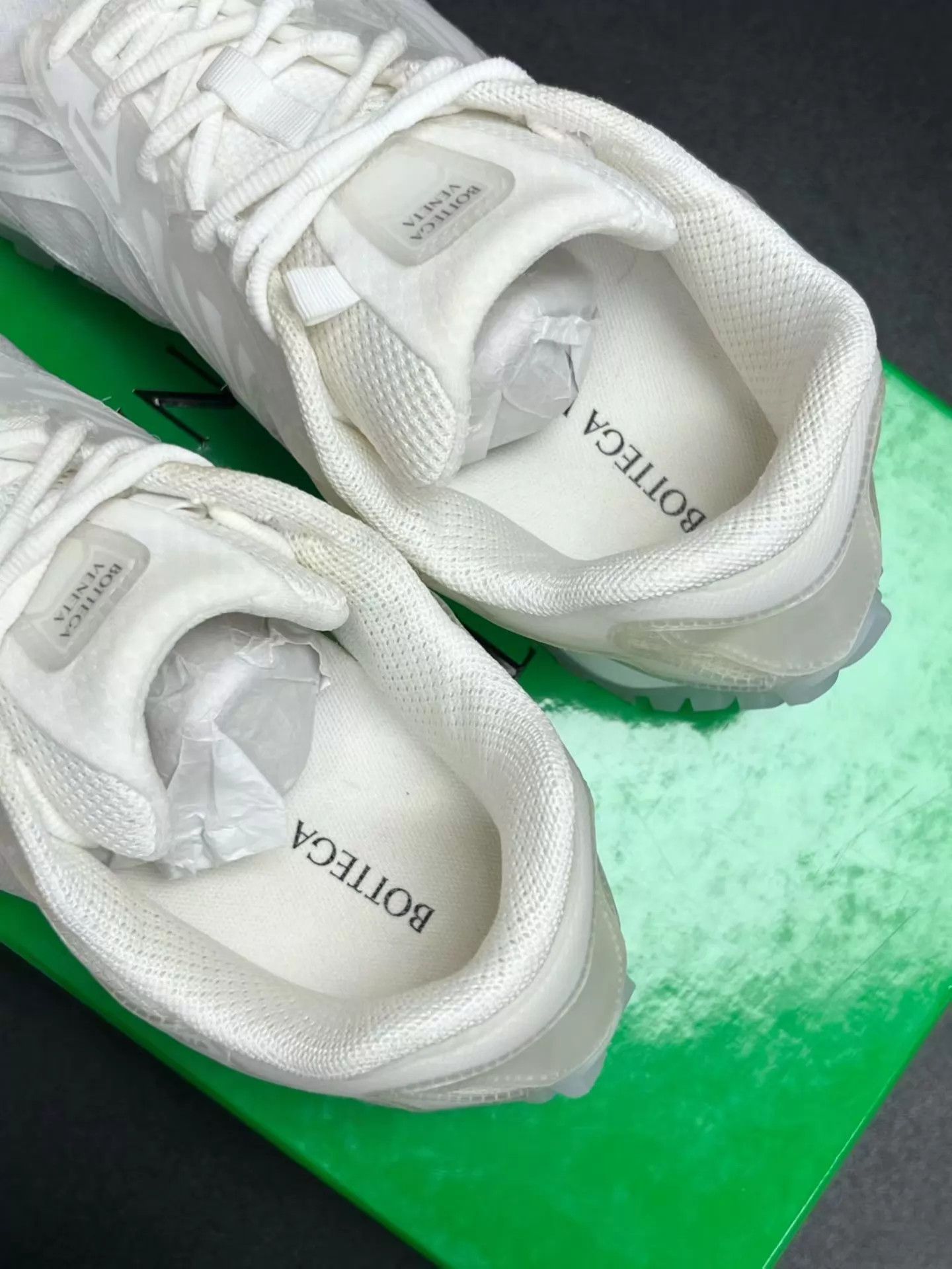 Bottega Veneta BV Orbit PU White 45 Vintage (Original Box, Rare) Size US 12 / EU 45 - 4 Thumbnail