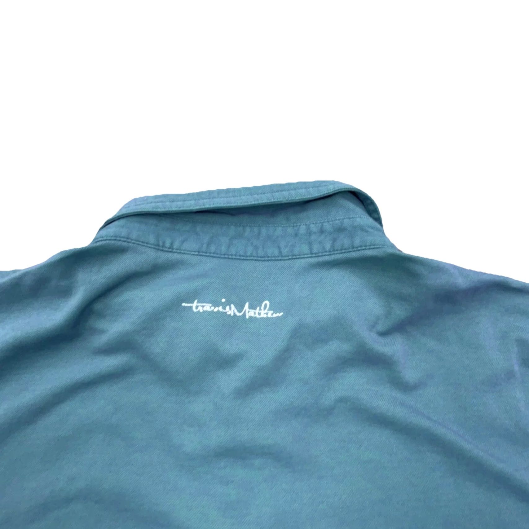 TravisMathew Travis Mathew Polo Shirt Men Large Green Pima Performance Golf Tennis Adult Size US L / EU 52-54 / 3 - 7 Thumbnail