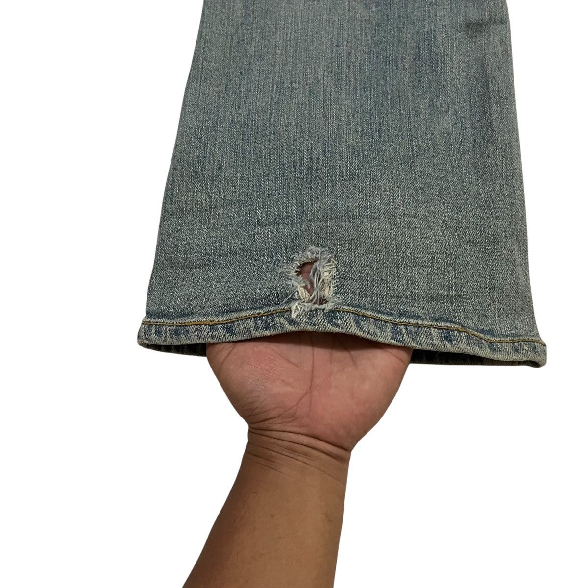 If Six Was Nine Joy Dean Denim Flared Embroidery Girl Size US 31 - 4 Thumbnail