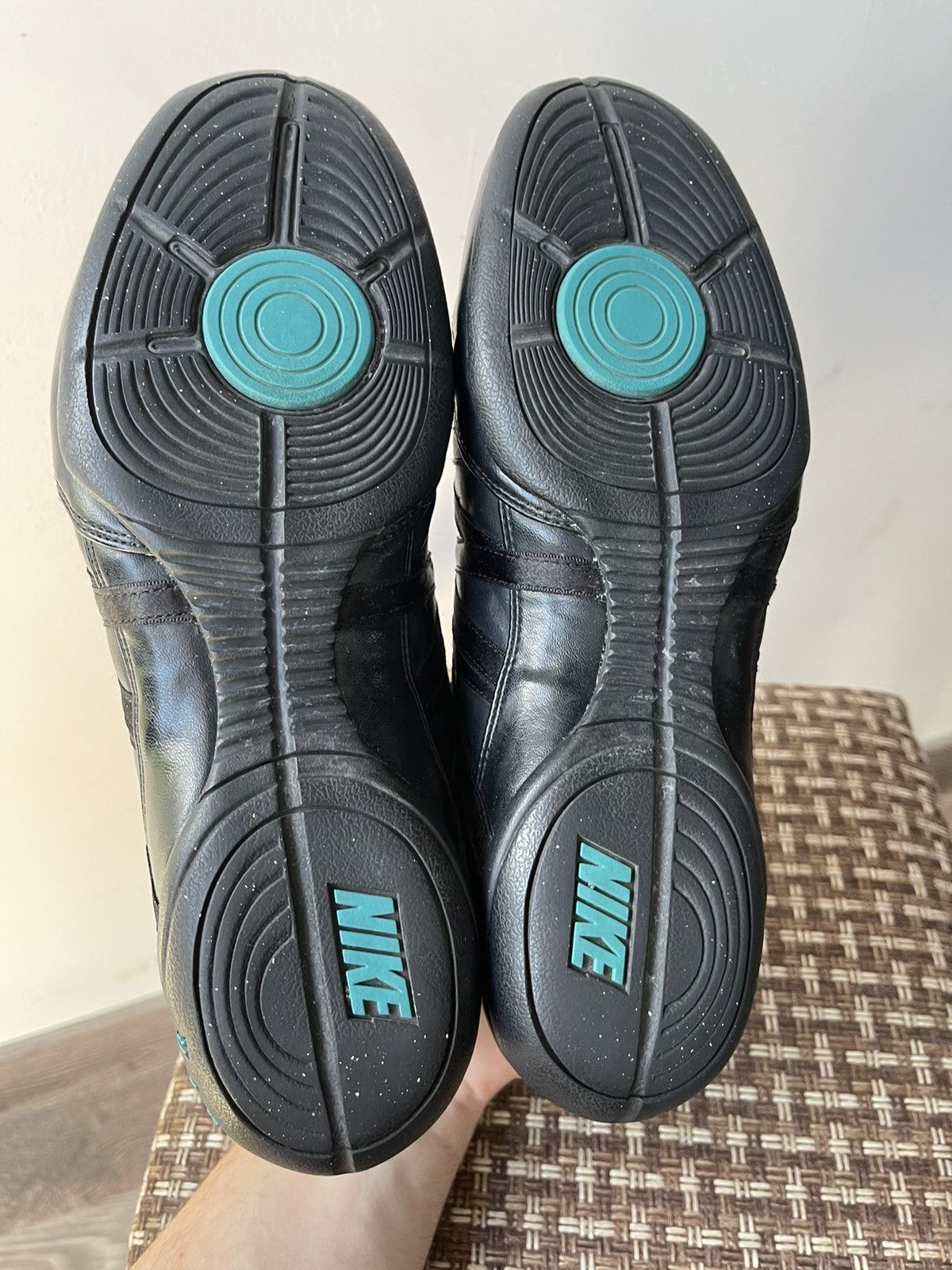 Nike Nike Air Women's Training Shoes Black Teal Blue Sz 8.5 Size US 8.5 / IT 38.5 - 7 Thumbnail