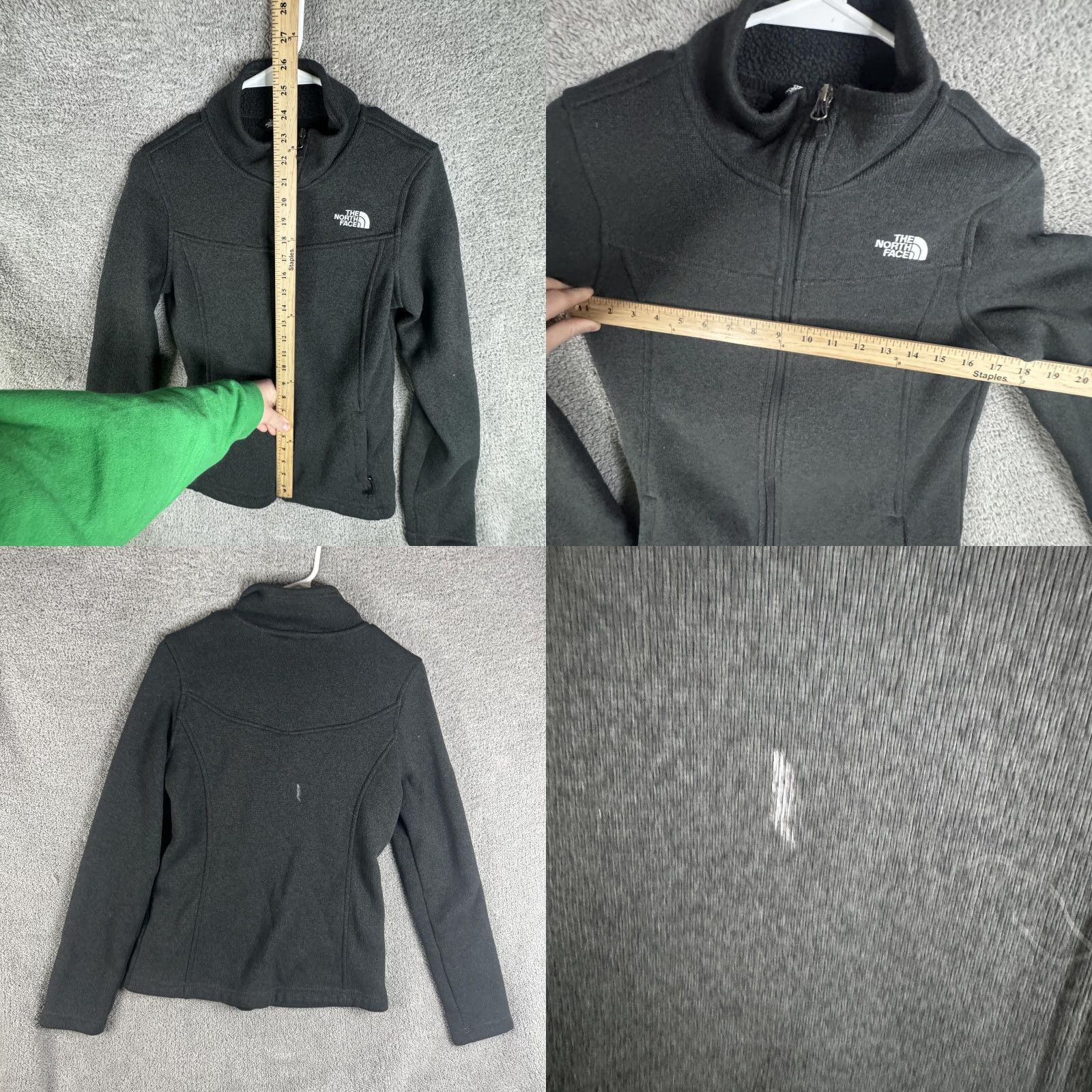 The North Face The North Face Womens Fleece Jacket S Gray Full Zip Pockets Warm Outdoor breathable casual Size S / US 4 / IT 40 - 8 Thumbnail