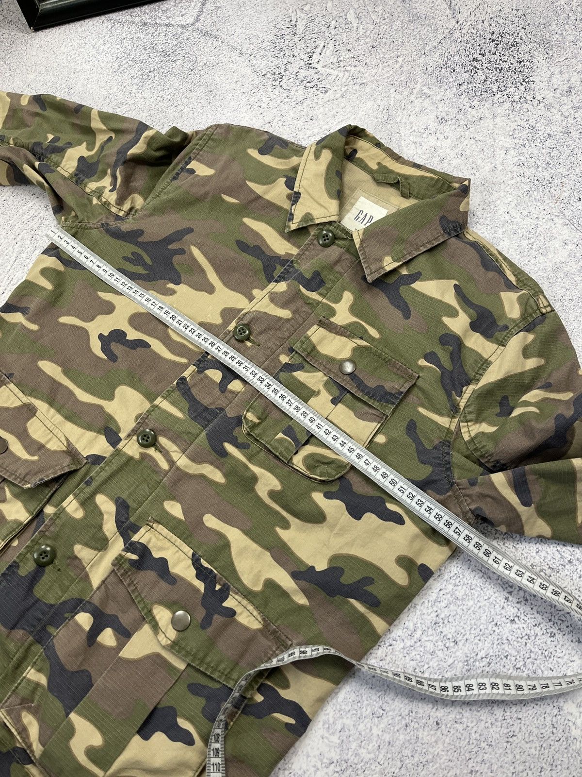 Gap Vintage 00’s Y2k GAP Camo Men’s Field Jacket Japanese Rare Size US M / EU 48-50 / 2 - 12 Thumbnail
