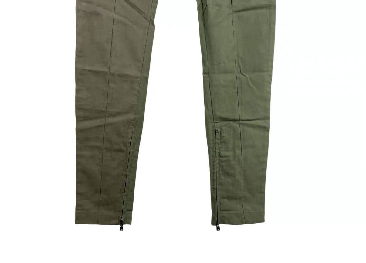Harder Harder Vietnam War Military Canvas Drawstring Zip Pants J31 Size US 34 / EU 50 - 4 Thumbnail