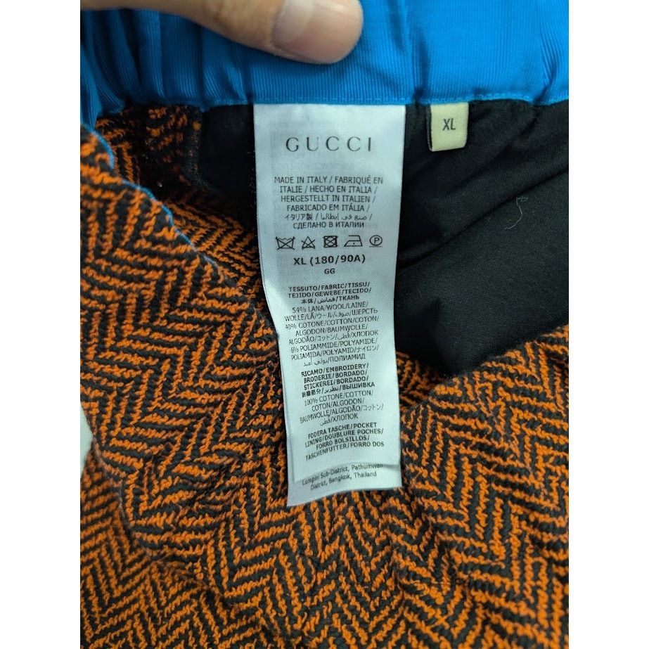 Gucci o1rshd1 Sweatpants & Joggers in Black/Orange Size US 36 / EU 52 - 17 Thumbnail