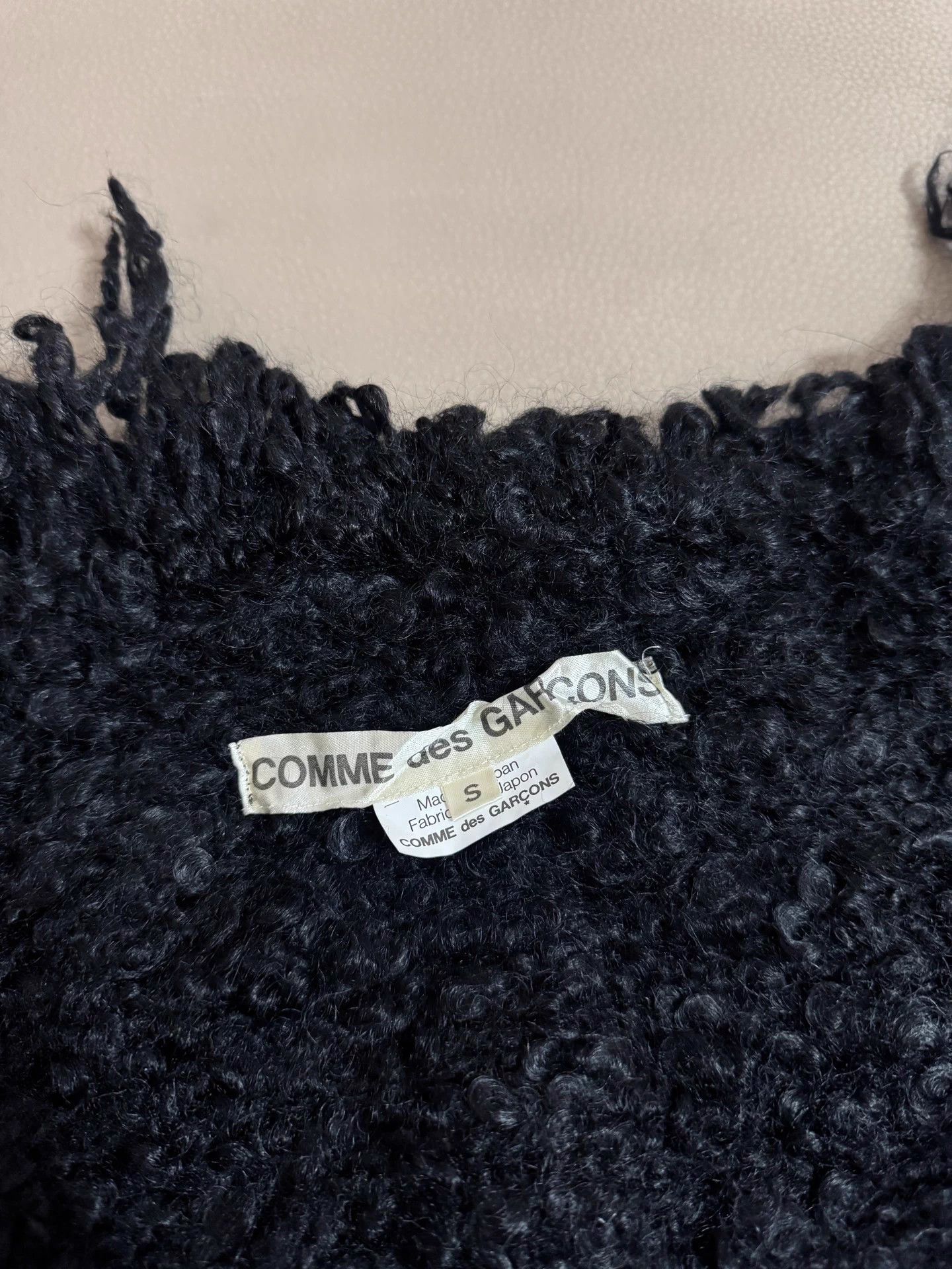 Comme des Garcons COMME des GARCONS 02aw Fringe Seahorse Hair Cardi S XS-M Size S / US 4 / IT 40 - 4 Thumbnail