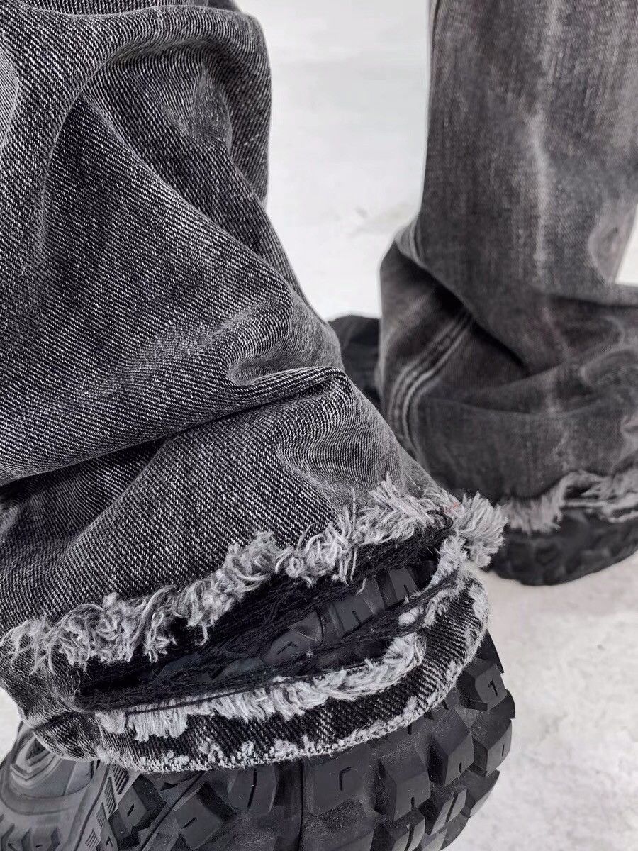 Japanese Brand × Vintage Fashion grunge distressed washed flared jeans pants Size US 30 / EU 46 - 6 Thumbnail