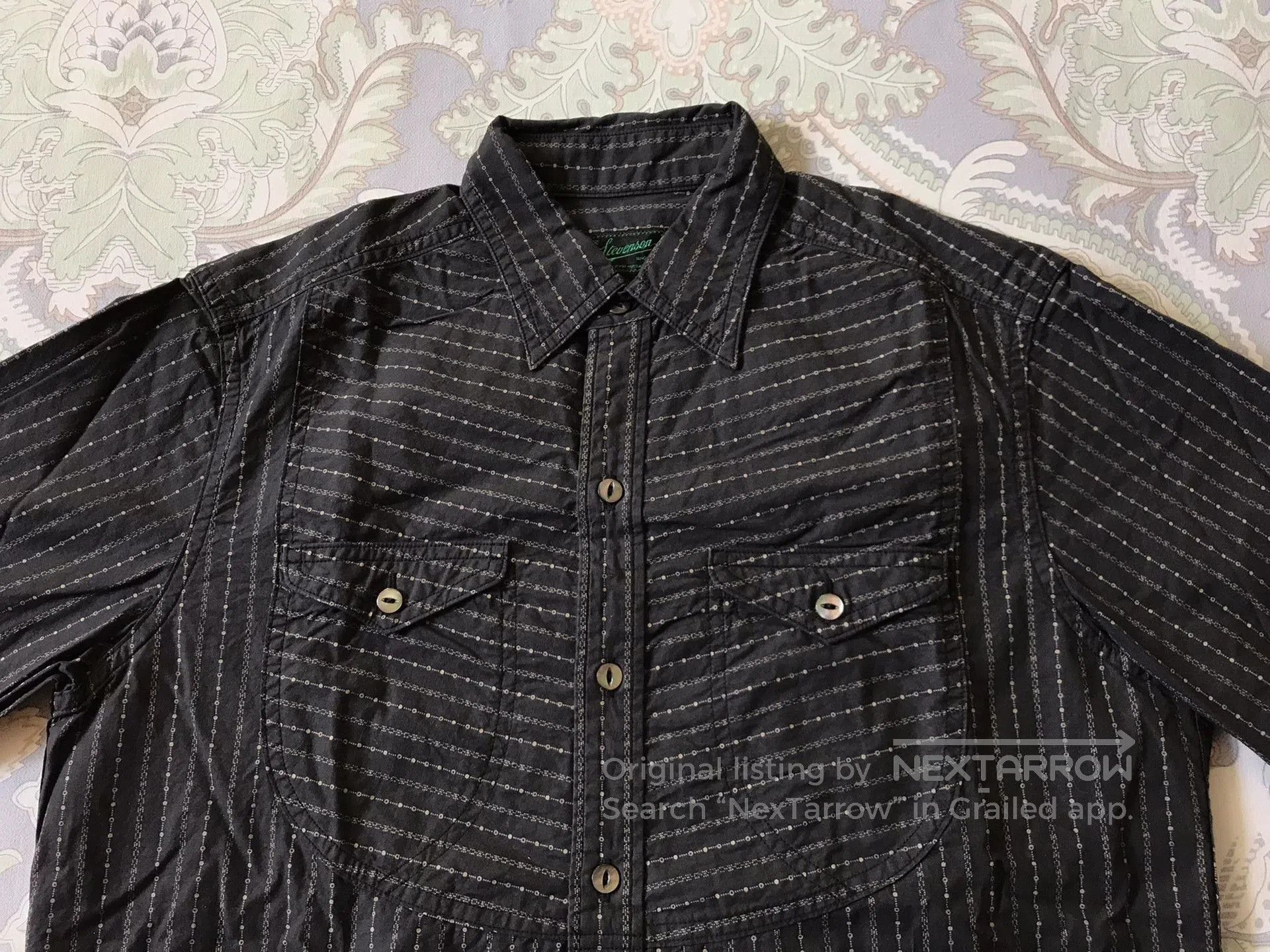 Stevenson Overall Co. Stevenson Overall Jacquard Western Work Shirt. Size US M / EU 48-50 / 2 - 3 Thumbnail