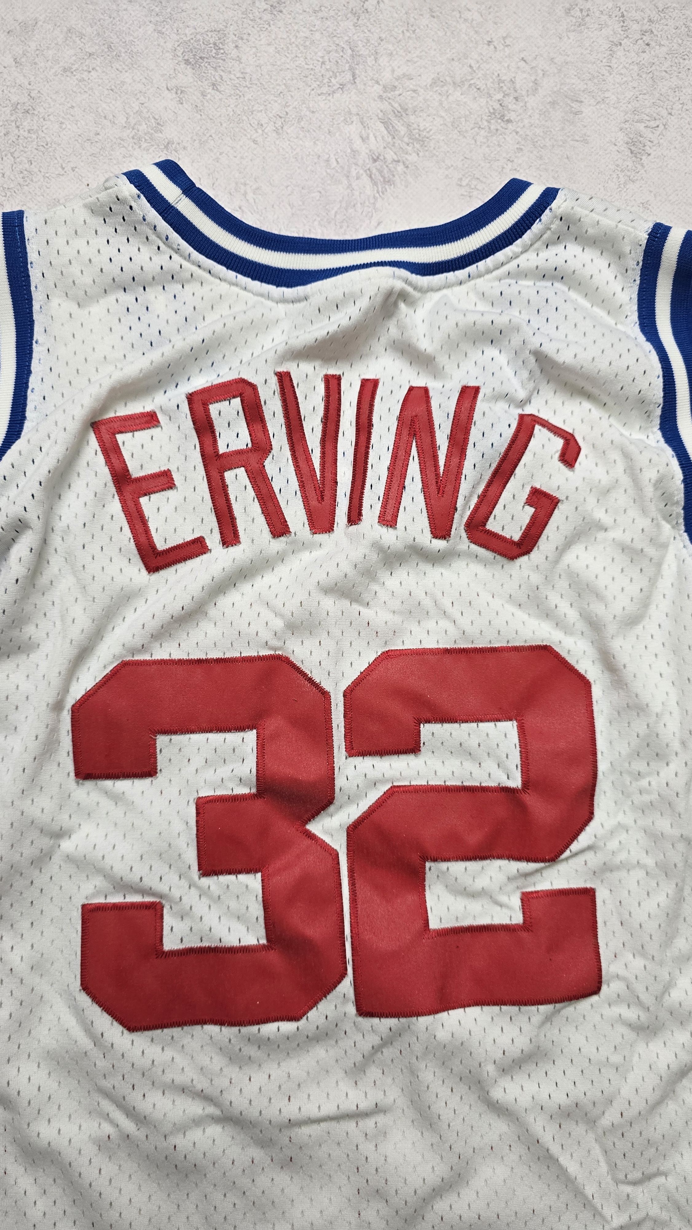 Champion Dr. J Julius Erving New York Nets ABA European Cut Jersey Size US XL / EU 56 / 4 - 4 Thumbnail