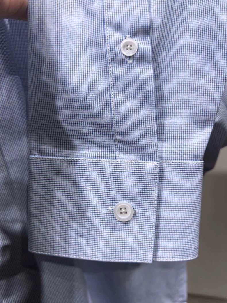 Givenchy Givenchy G Shirt / Shirt Blue Glen Plaid Size US S / EU 44-46 / 1 - 4 Thumbnail