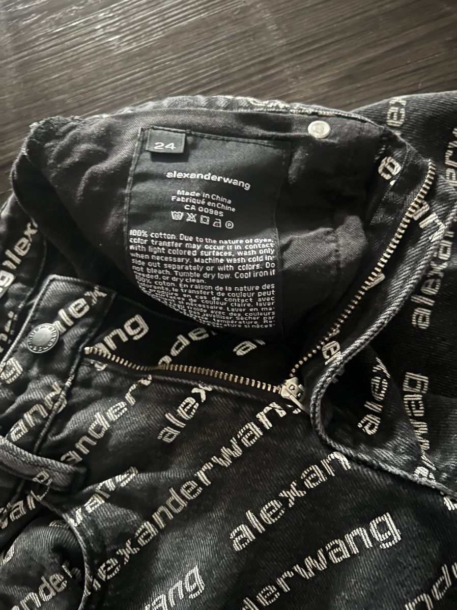 Alexander Wang Alexander wang logo printed jeans Size 24" / US 00 / IT 34 - 1 Thumbnail