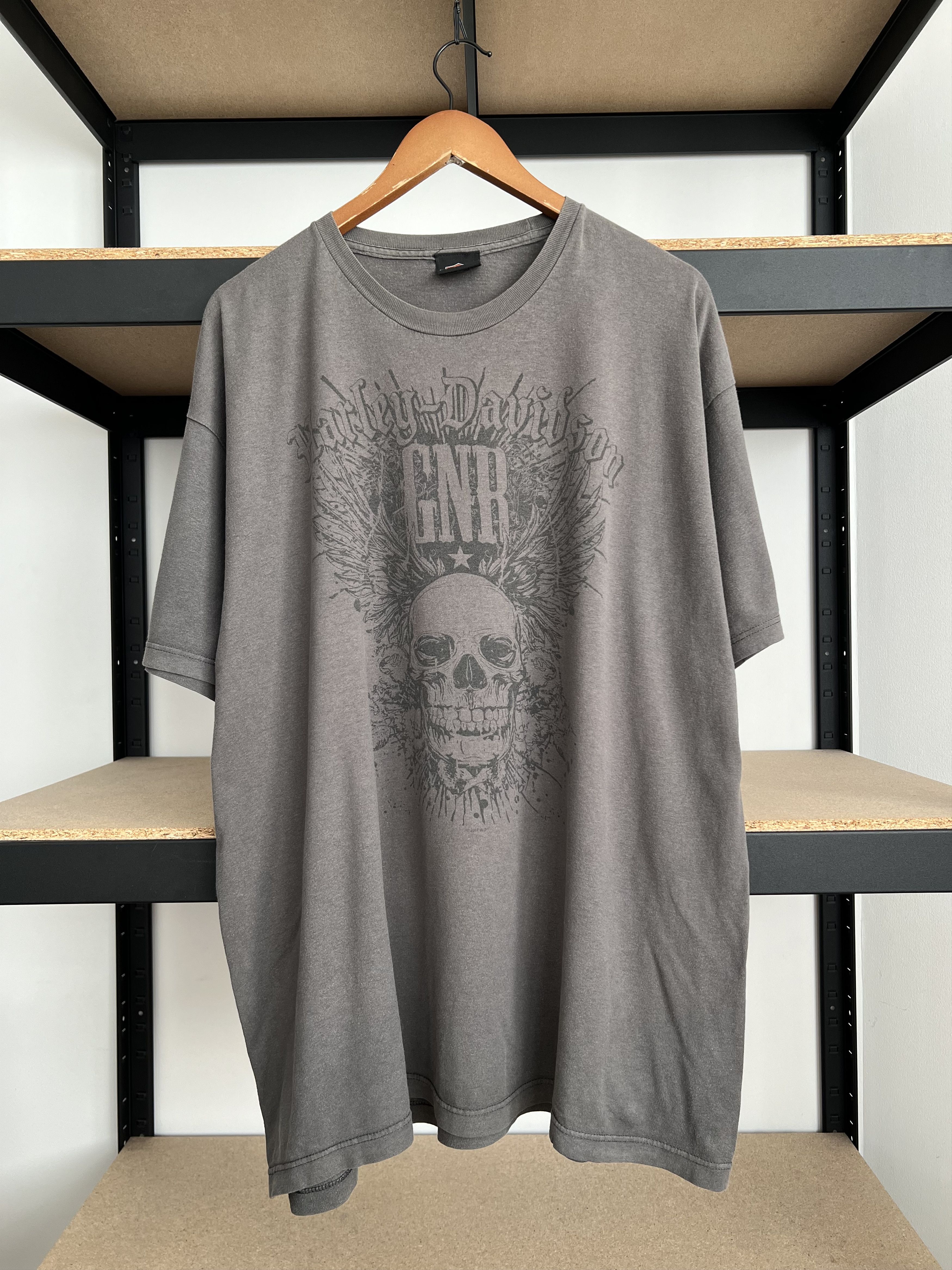 Harley Davidson Vintage 2000s Harley Davidson Guns N Roses GNR T-shirt Size US XXL / EU 58 / 5 - 1 Thumbnail