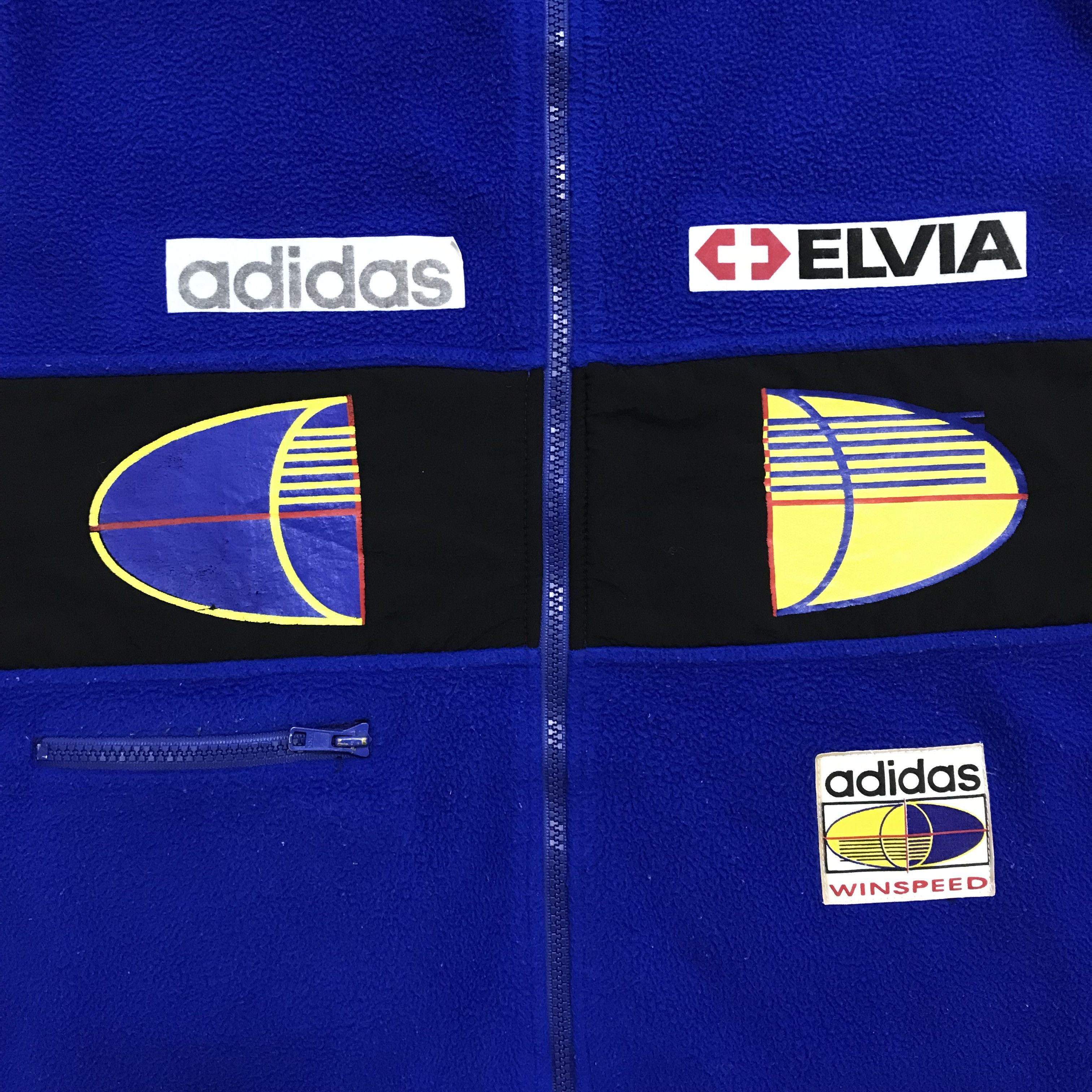 Adidas ADIDAS WINSPEED Vintage Vest Fleece 90s Elvia Streetwear Size US L / EU 52-54 / 3 - 4 Thumbnail