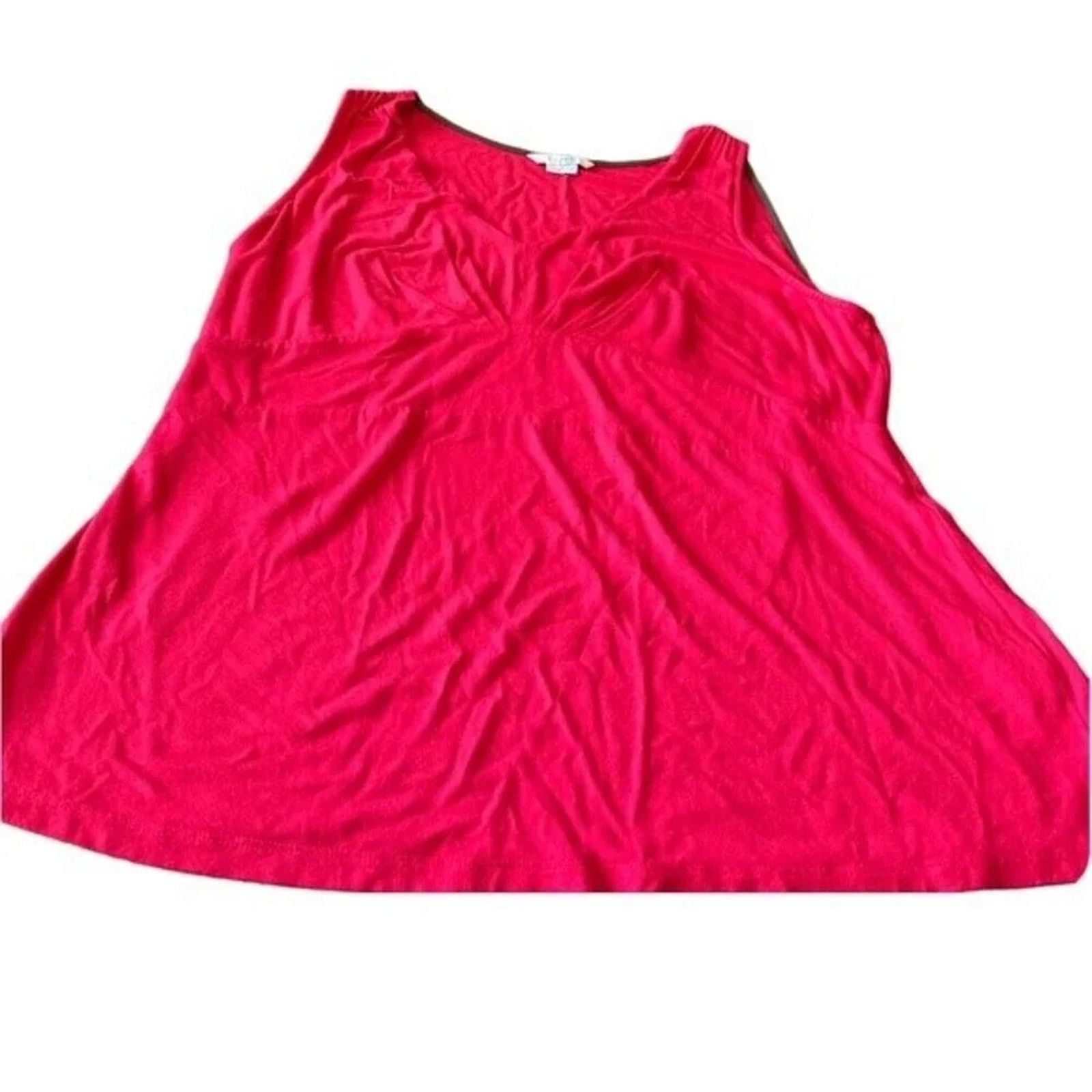 Boden Boden red short sleeveless v-neck top, size 16R Size XXL / US 16-18 / IT 52-54 - 1 Thumbnail
