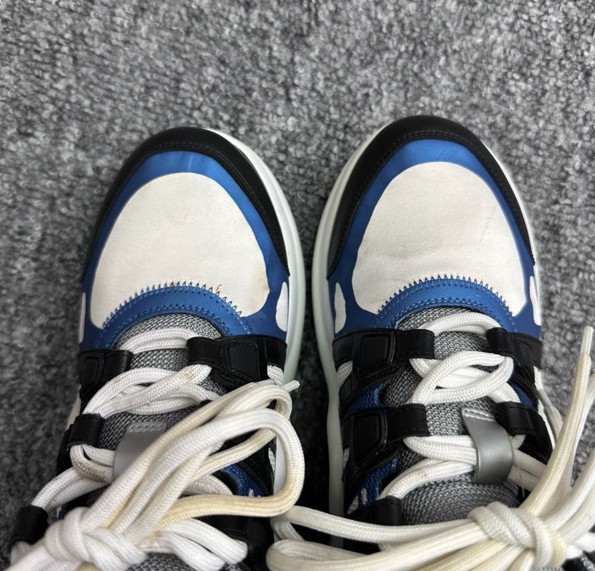 Louis Vuitton Louis Vuitton Black Blue Dad Sneakers K12 Size US 6.5 / IT 36.5 - 3 Thumbnail